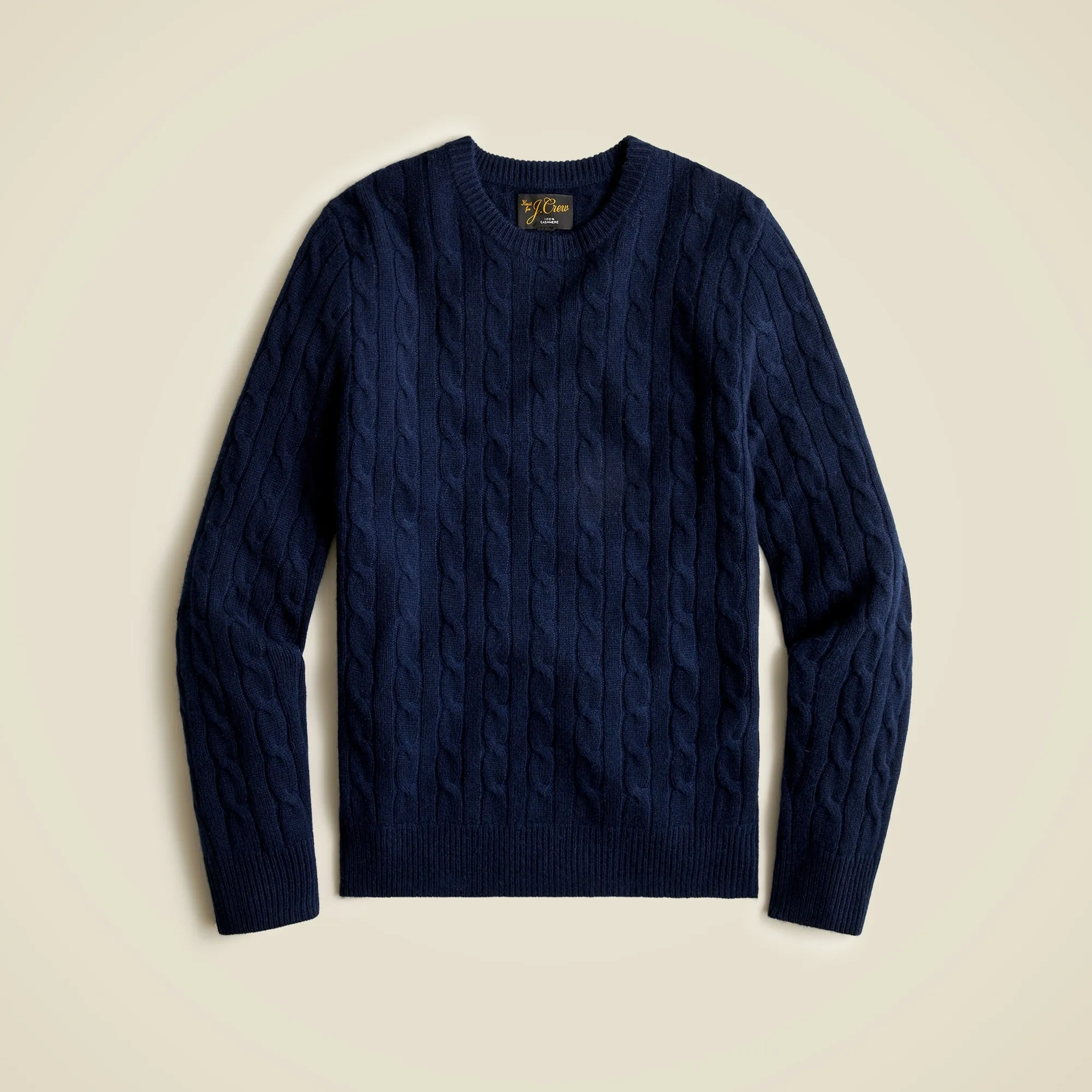 Cashmere cable-knit sweater