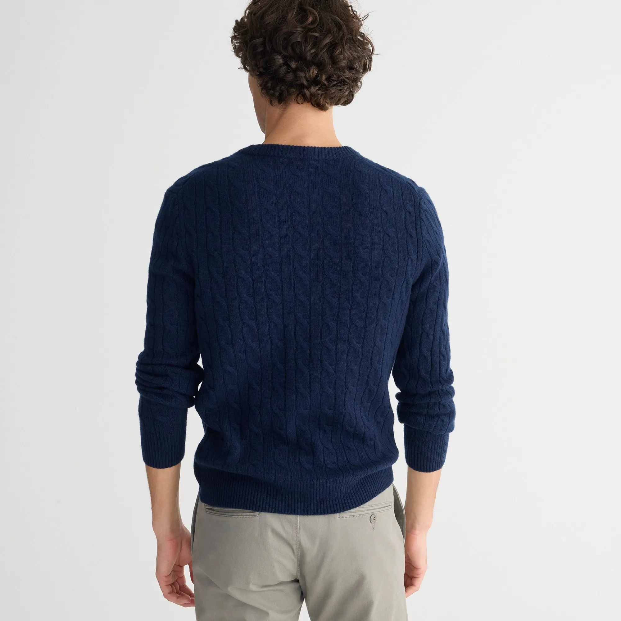 Cashmere cable-knit sweater