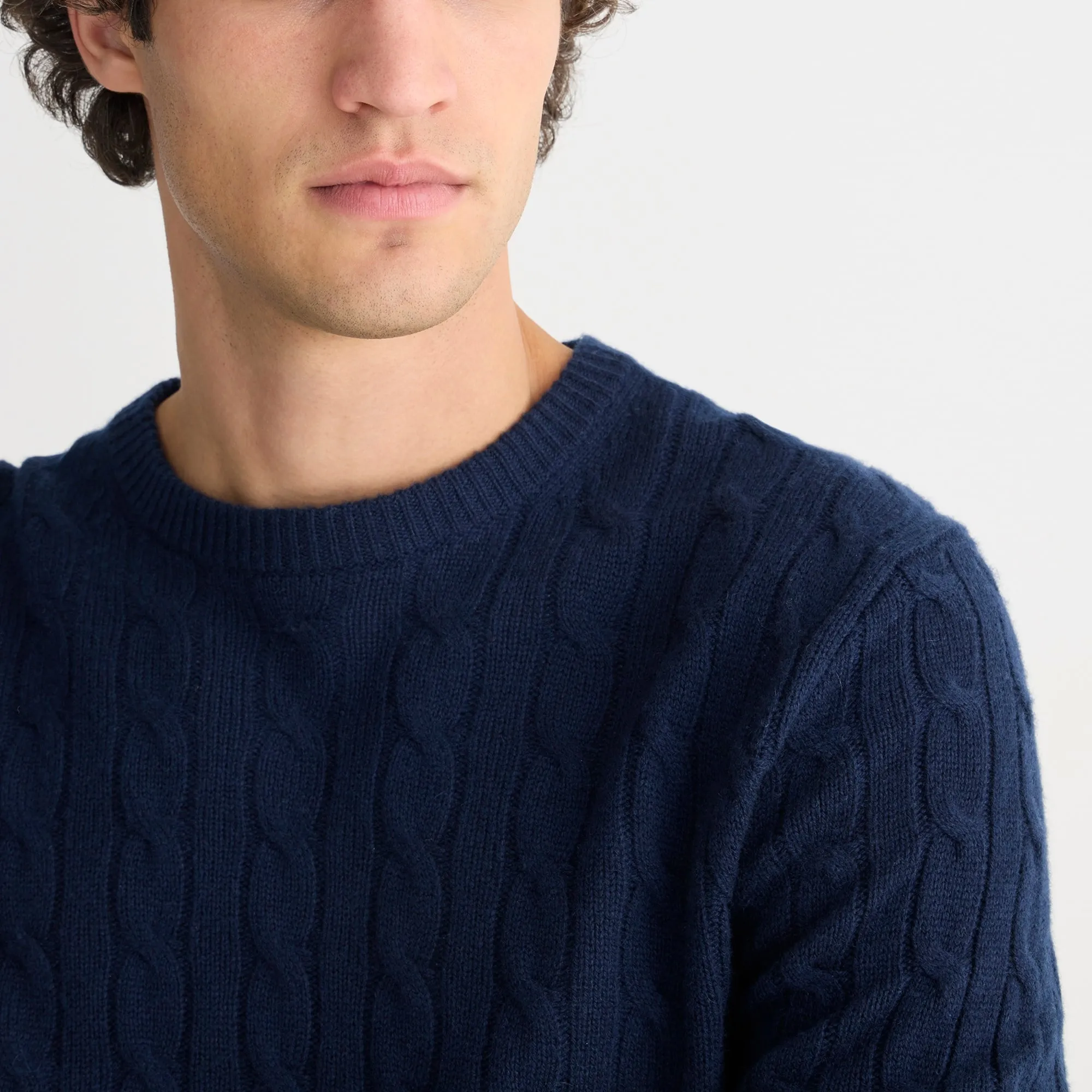 Cashmere cable-knit sweater