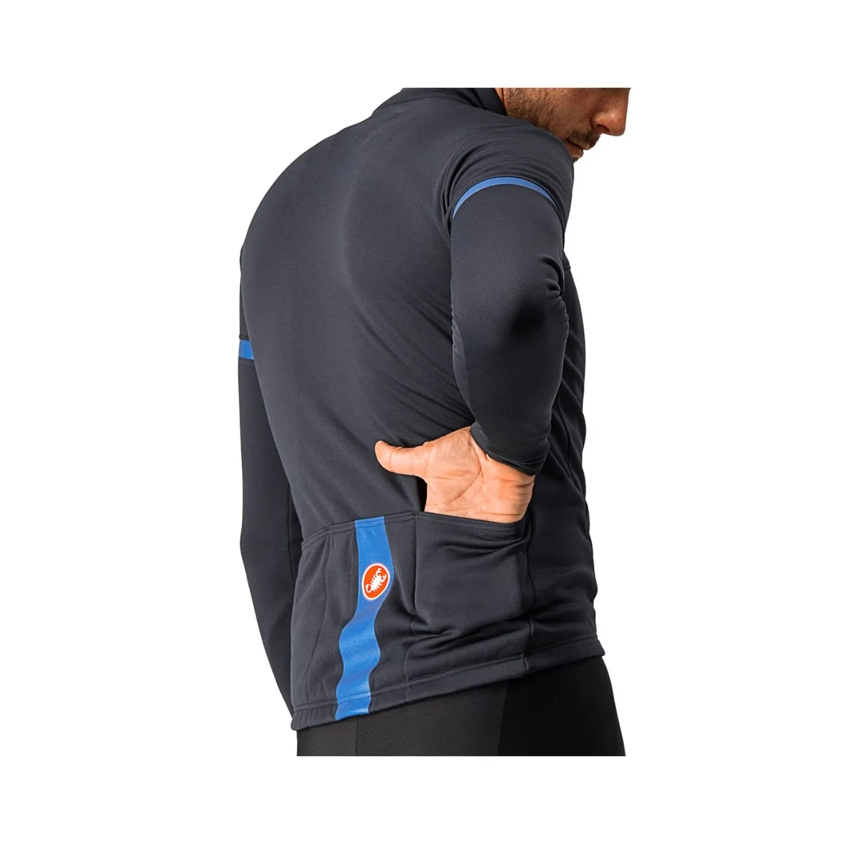 Castelli Fondo 2 Black Long Sleeve Jersey