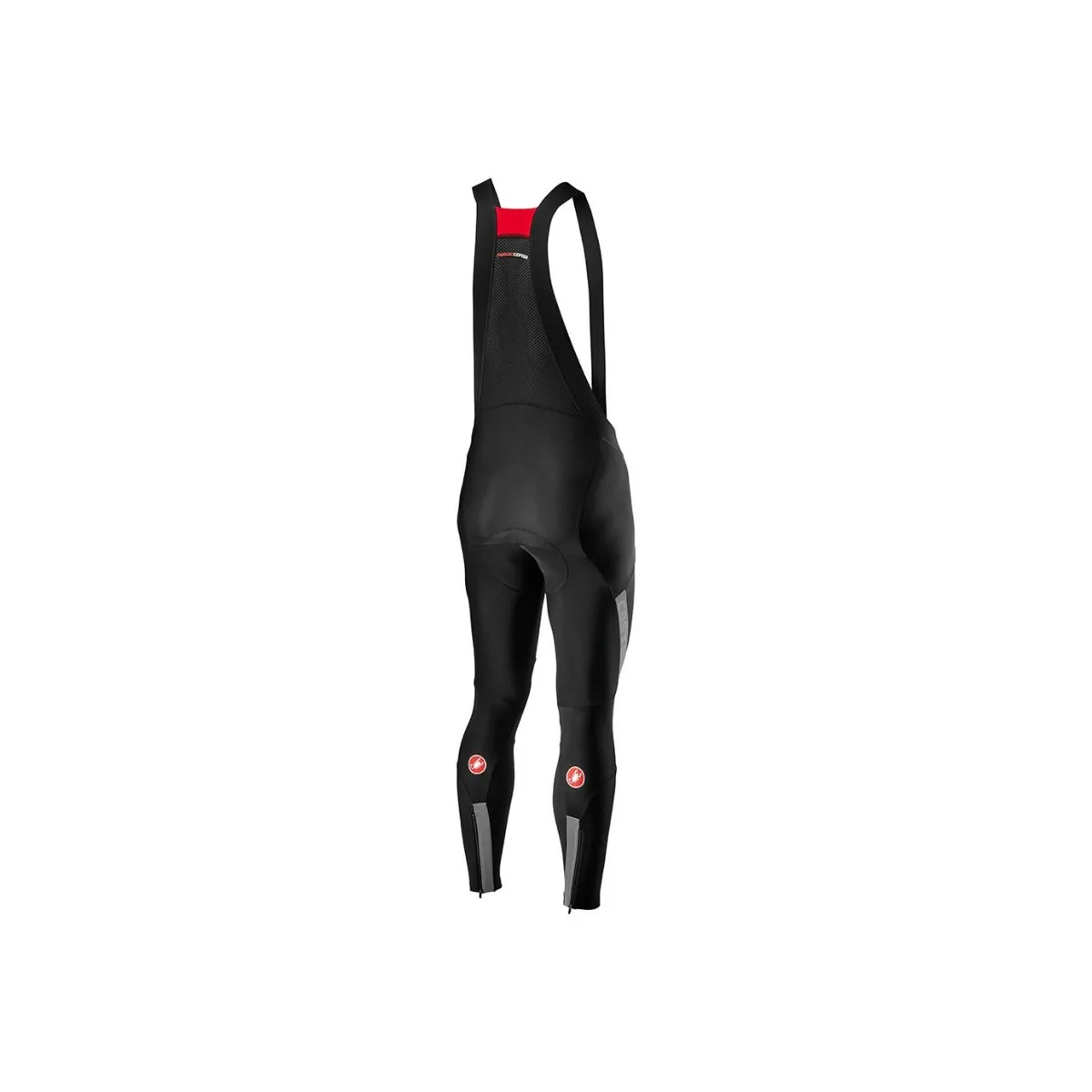 Castelli Sorpasso RoS Black Reflective Long Bib Shorts.