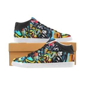 Colorful Streetart Men's Chukka Sneakers.