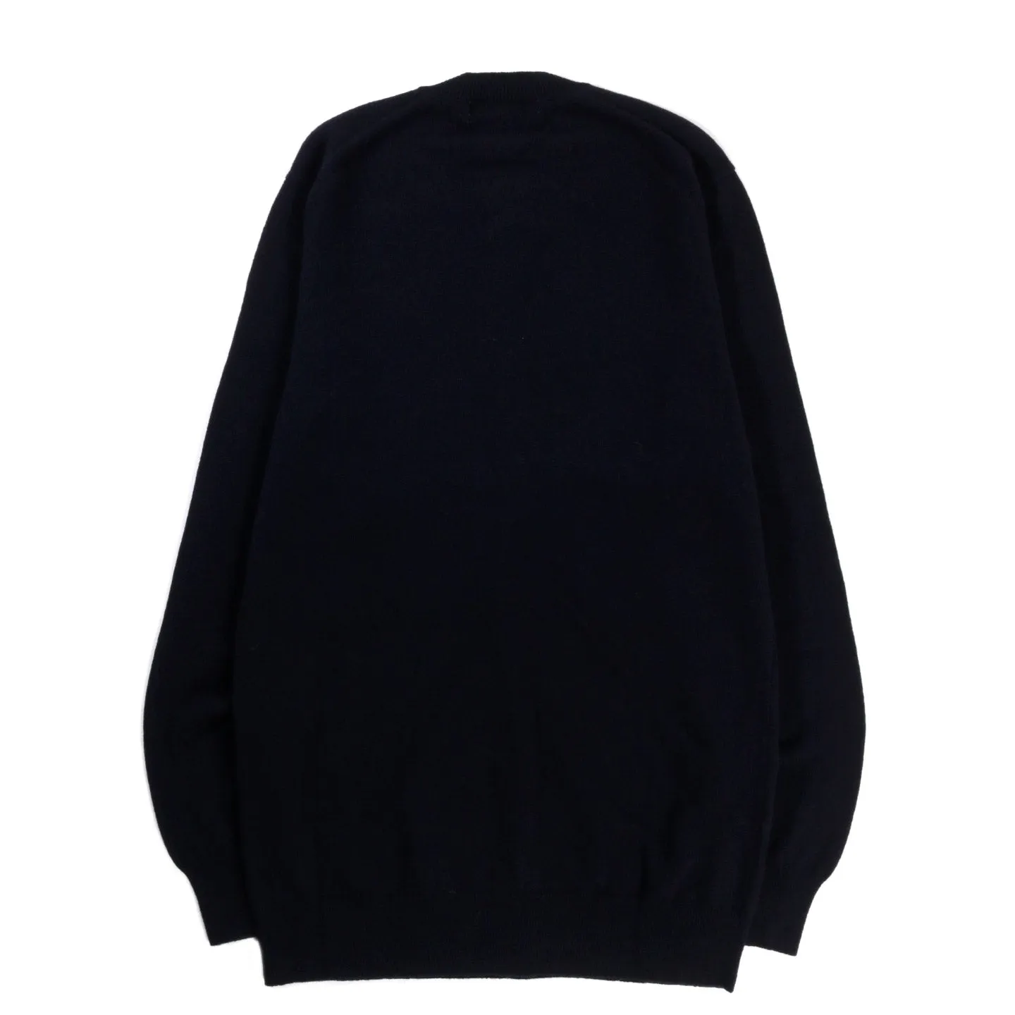 COMME DES GARCONS SHIRT N002 Navy Crew Neck Cardigan