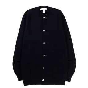 COMME DES GARCONS SHIRT N002 Navy Crew Neck Cardigan