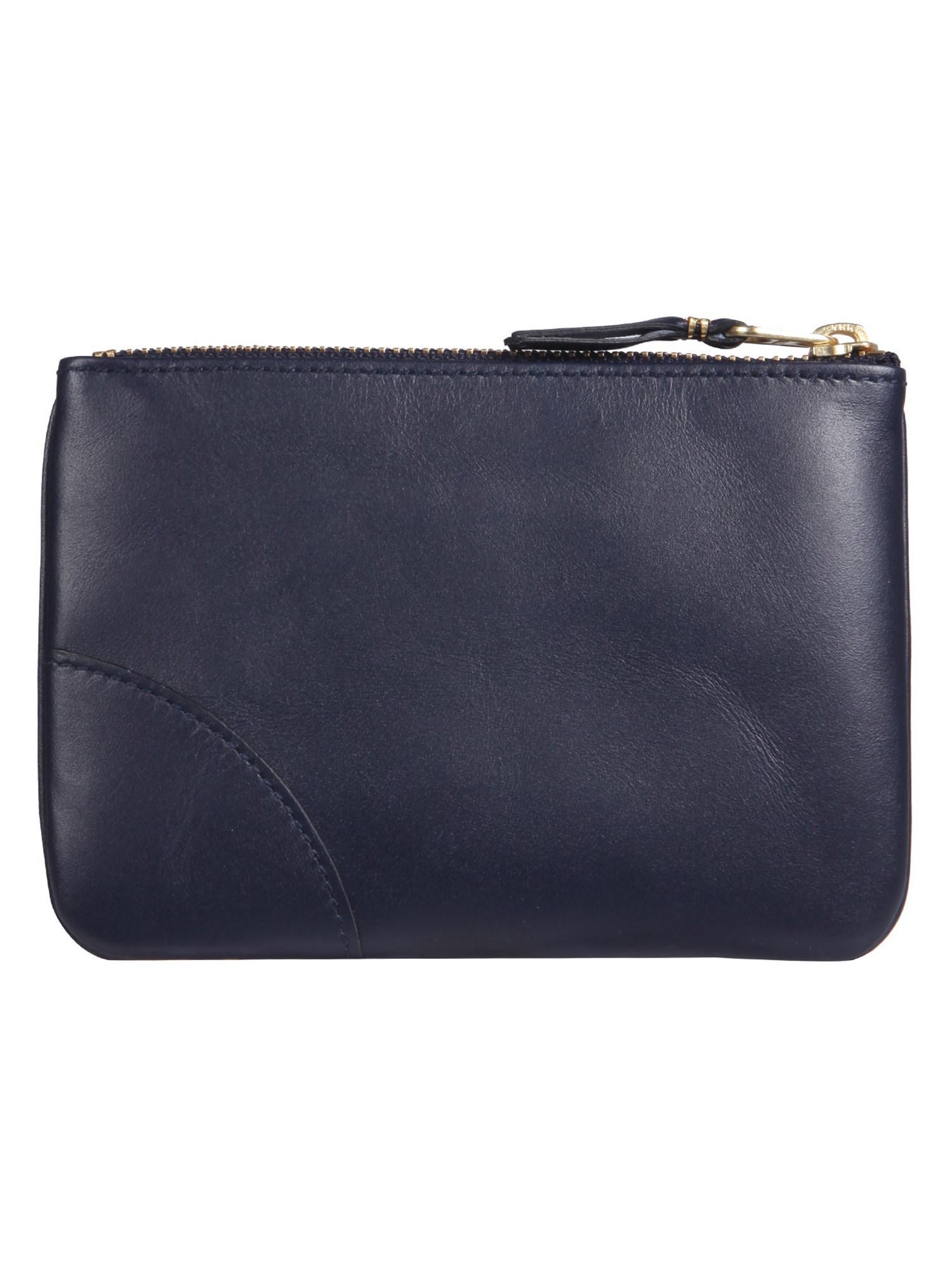 COMME DES GARCONS WALLET    SMALL LEATHER CLUTCH WITH ZIPPER