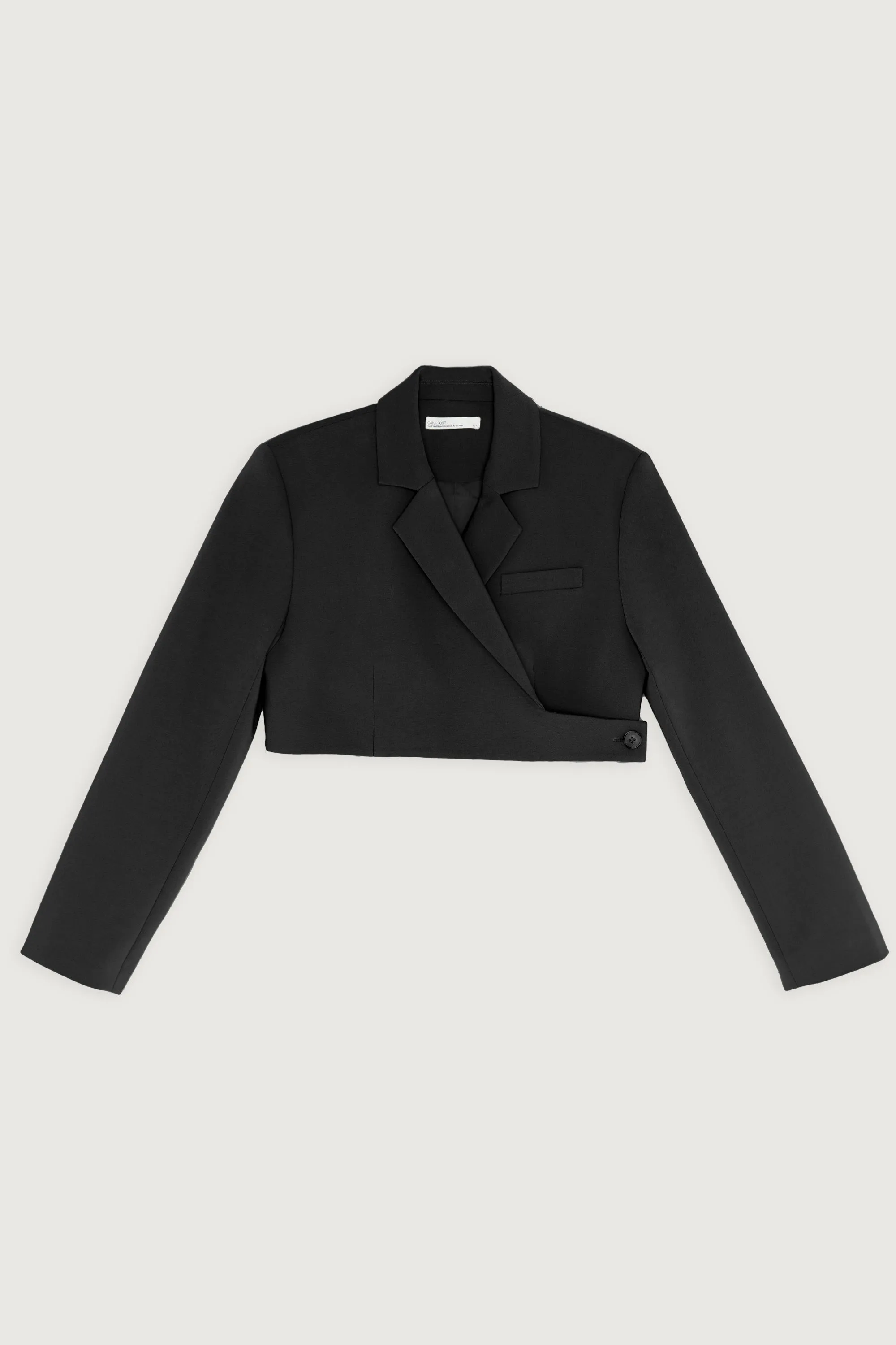 CROPPED CROSS BACK BLAZER