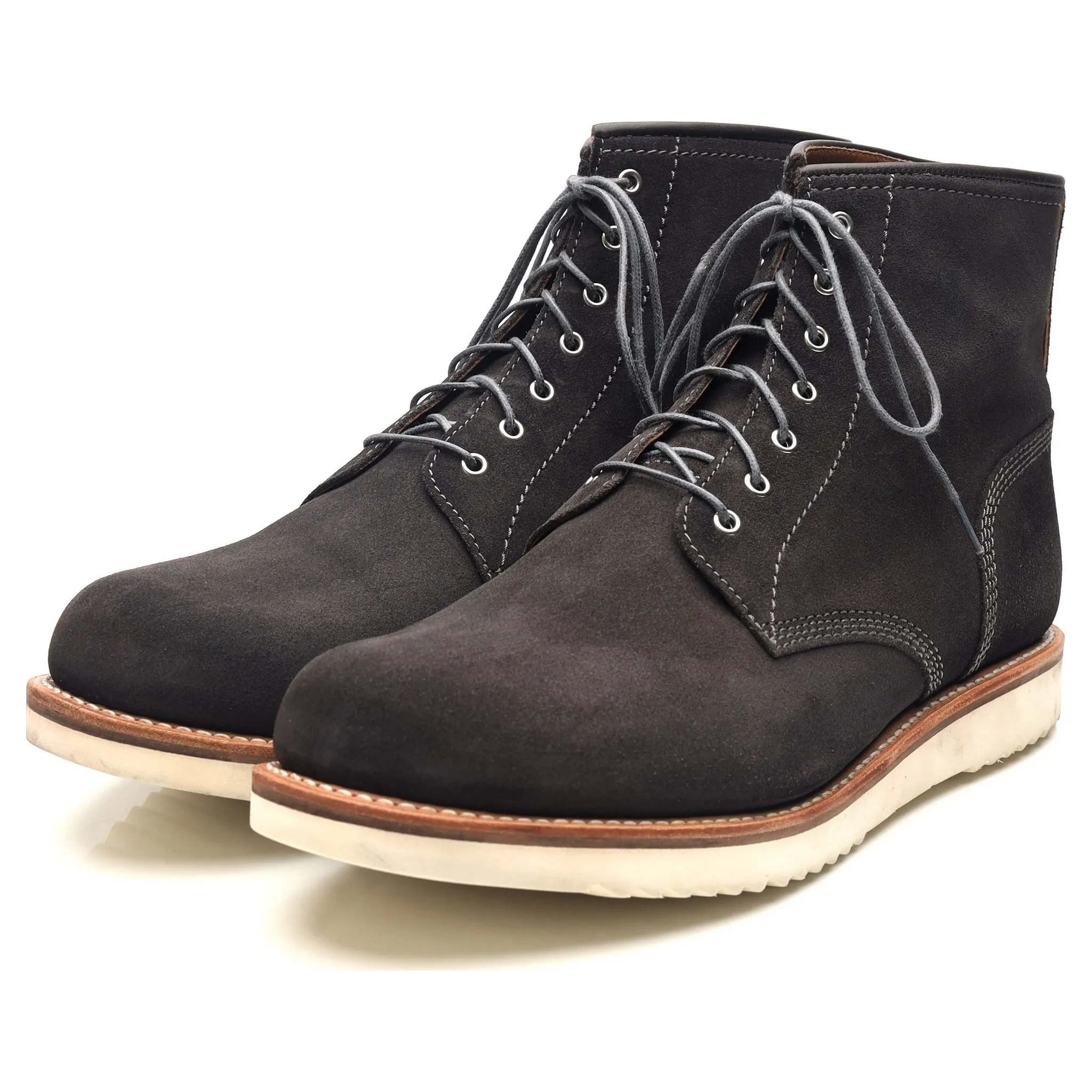 'Dawson' Grey Suede Boots UK 8 F