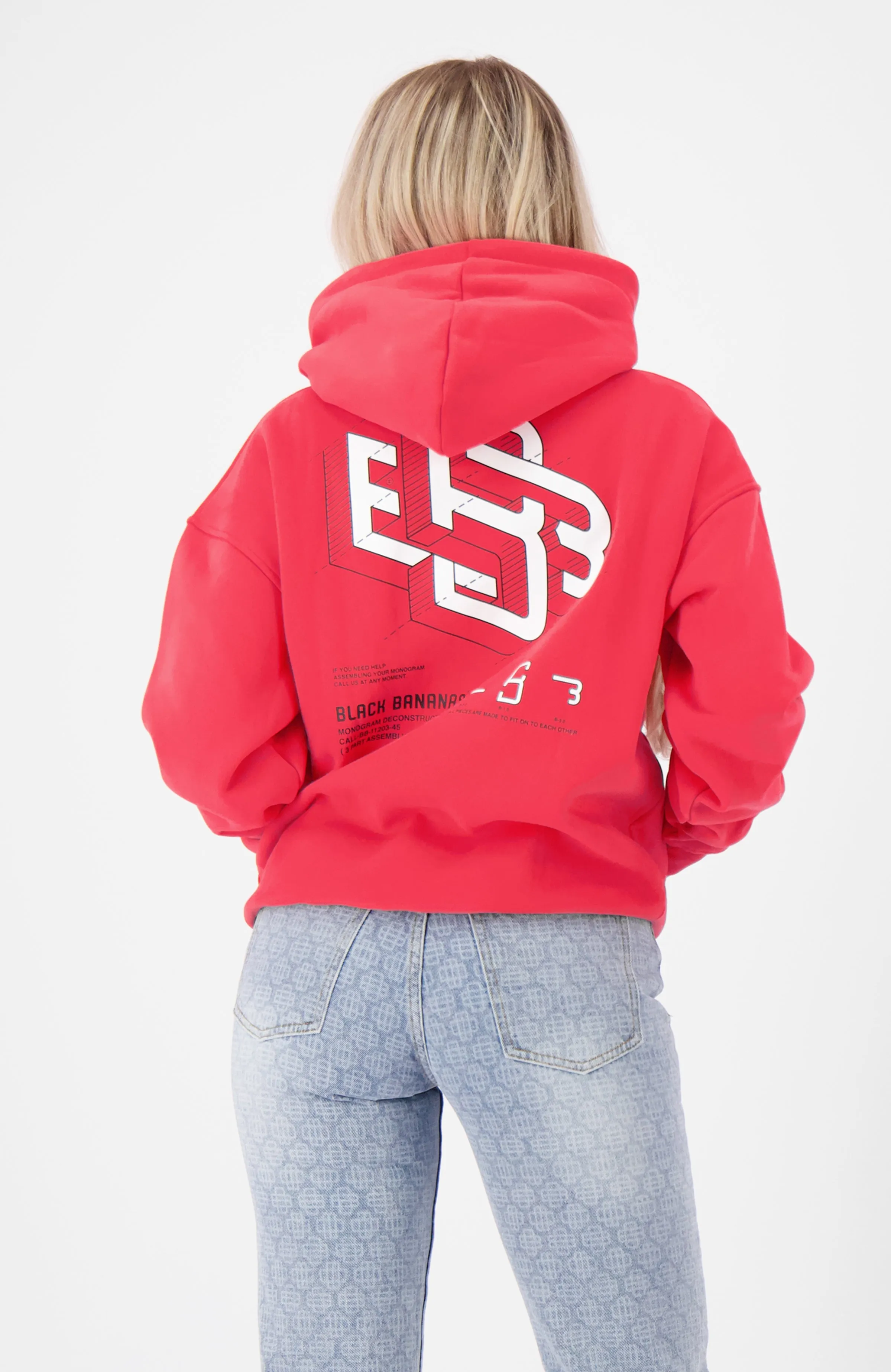 DECONSTRUCTION HOODIE | Red