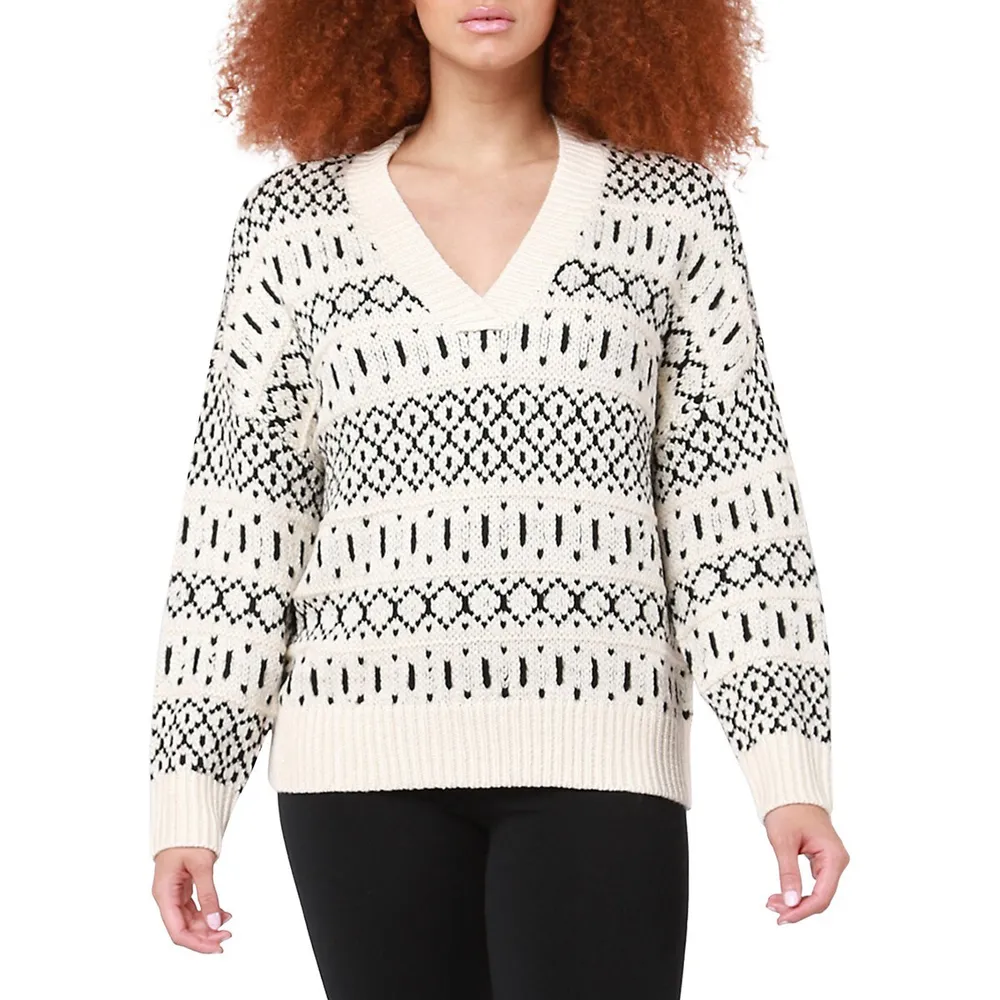 Dex Textured Cable-Knit Sweater