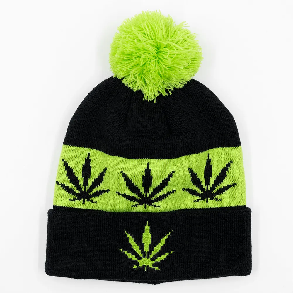 Digital Leaf Winter Hat