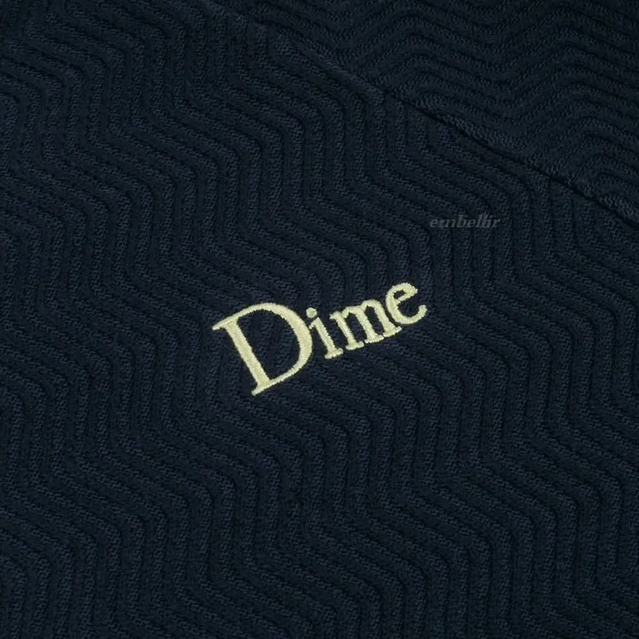 Dime Cable Knit Crew Neck Unisex Street Style Long Sleeve - Plain.