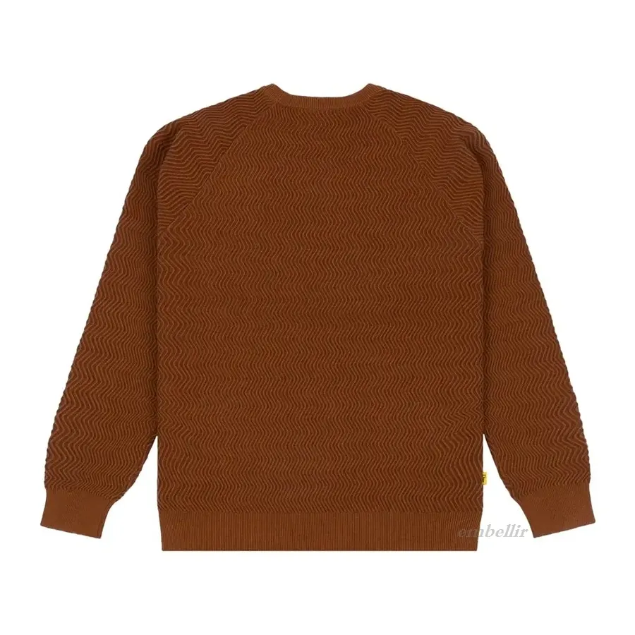 Dime Cable Knit Crew Neck Unisex Street Style Long Sleeve - Plain.