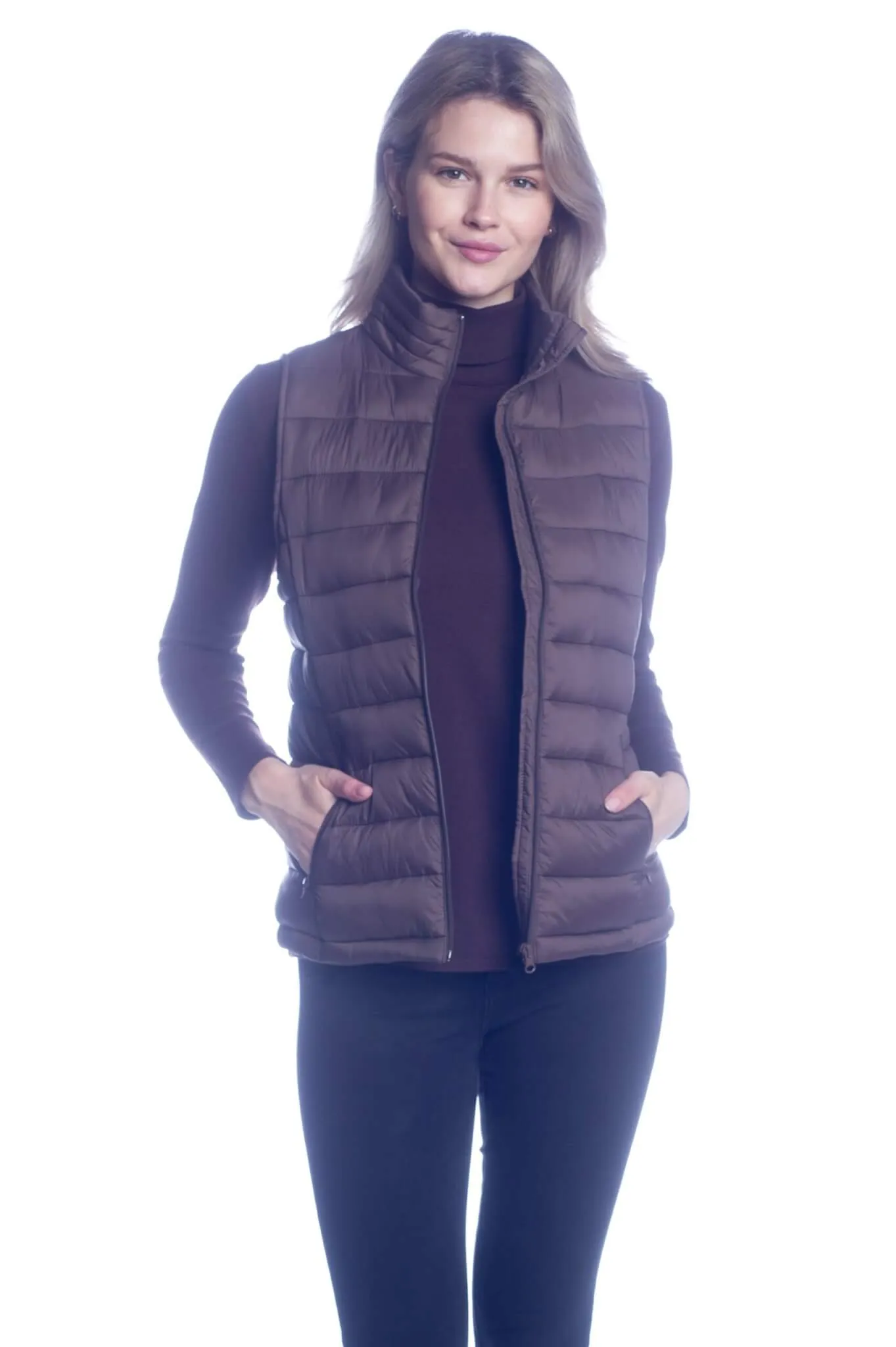 DKR Zippered Padded Vest with Convenient Pockets - PV100