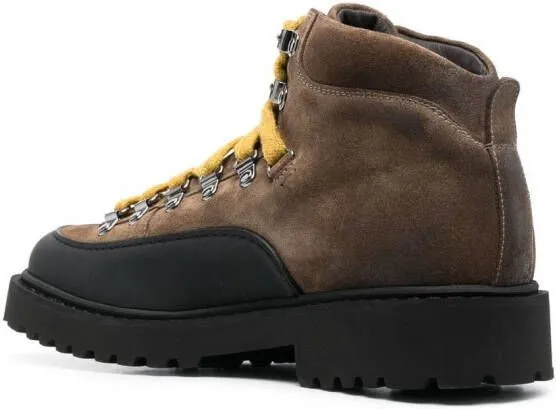 Doucal's suede hiking boots Brown