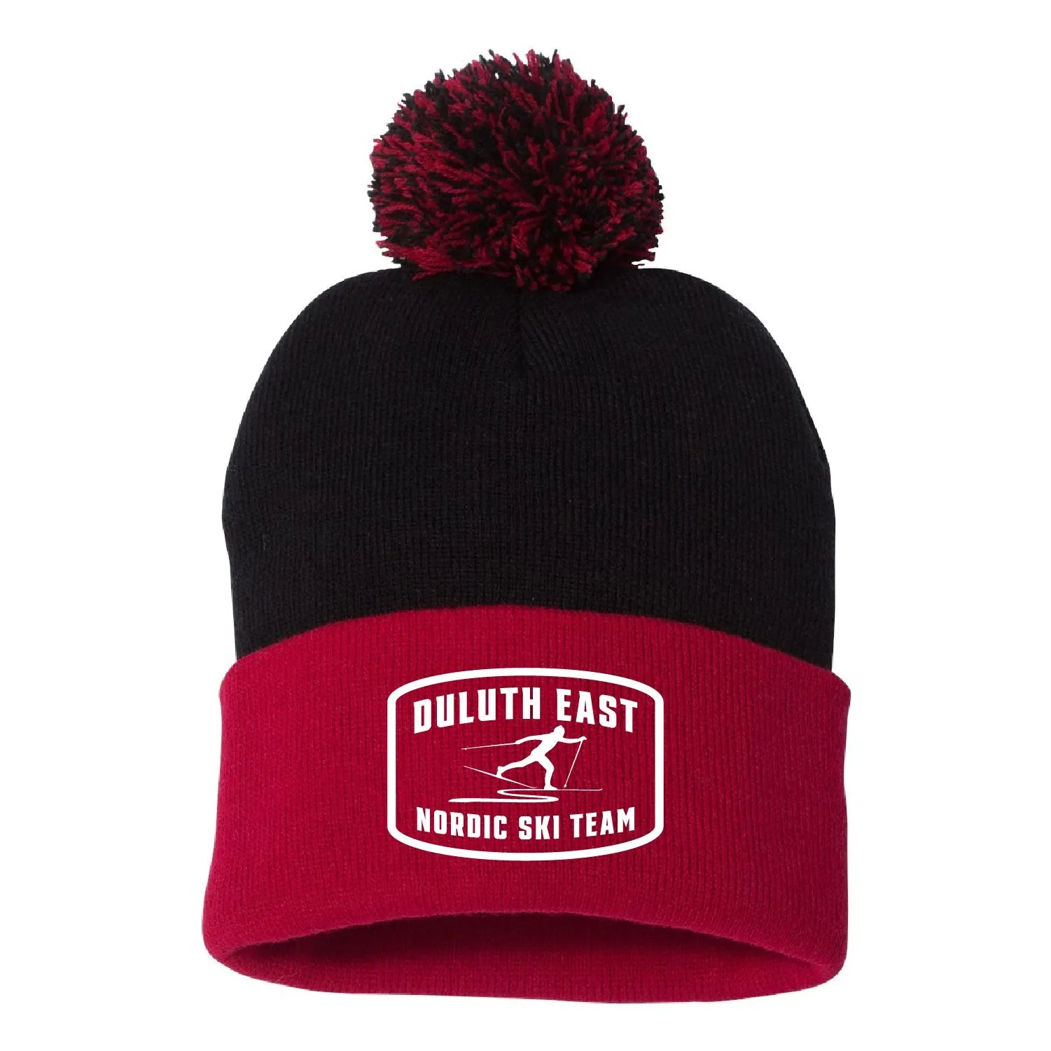 Duluth East Nordic Ski Team 12in POM-POM BEANIE