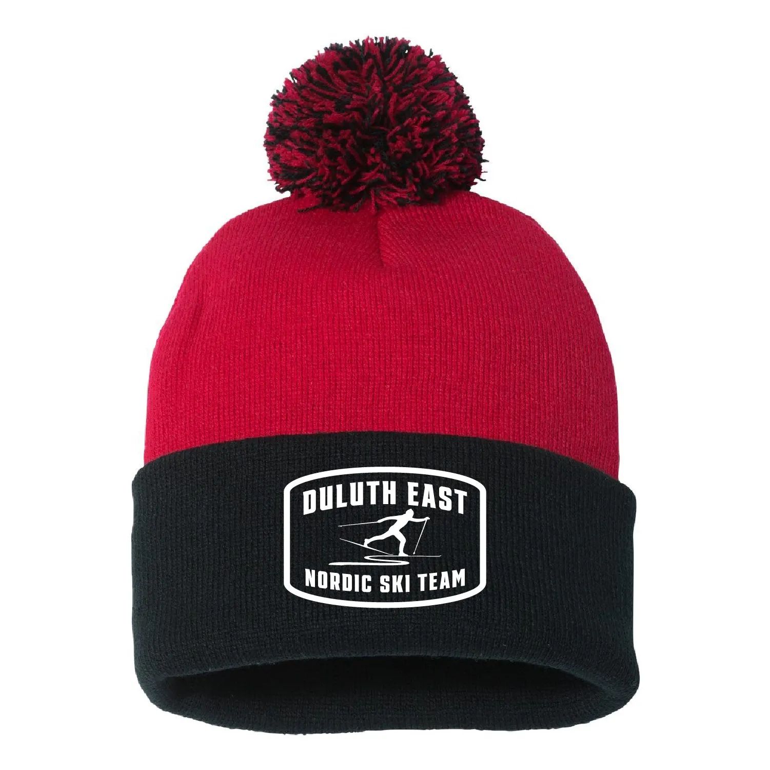 Duluth East Nordic Ski Team 12in POM-POM BEANIE