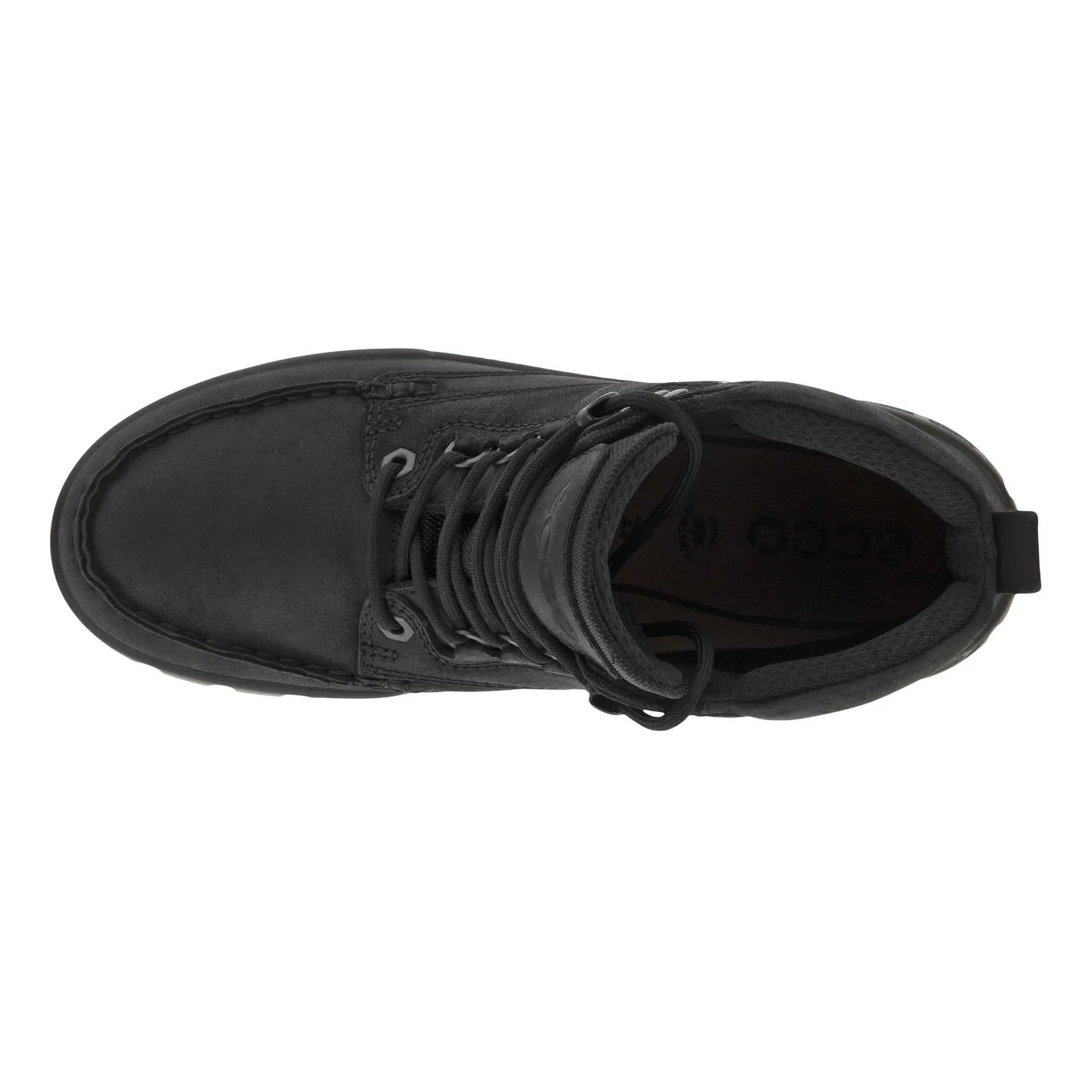 ECCO Women's Track 25 Moc Toe Tie - Black Shoe