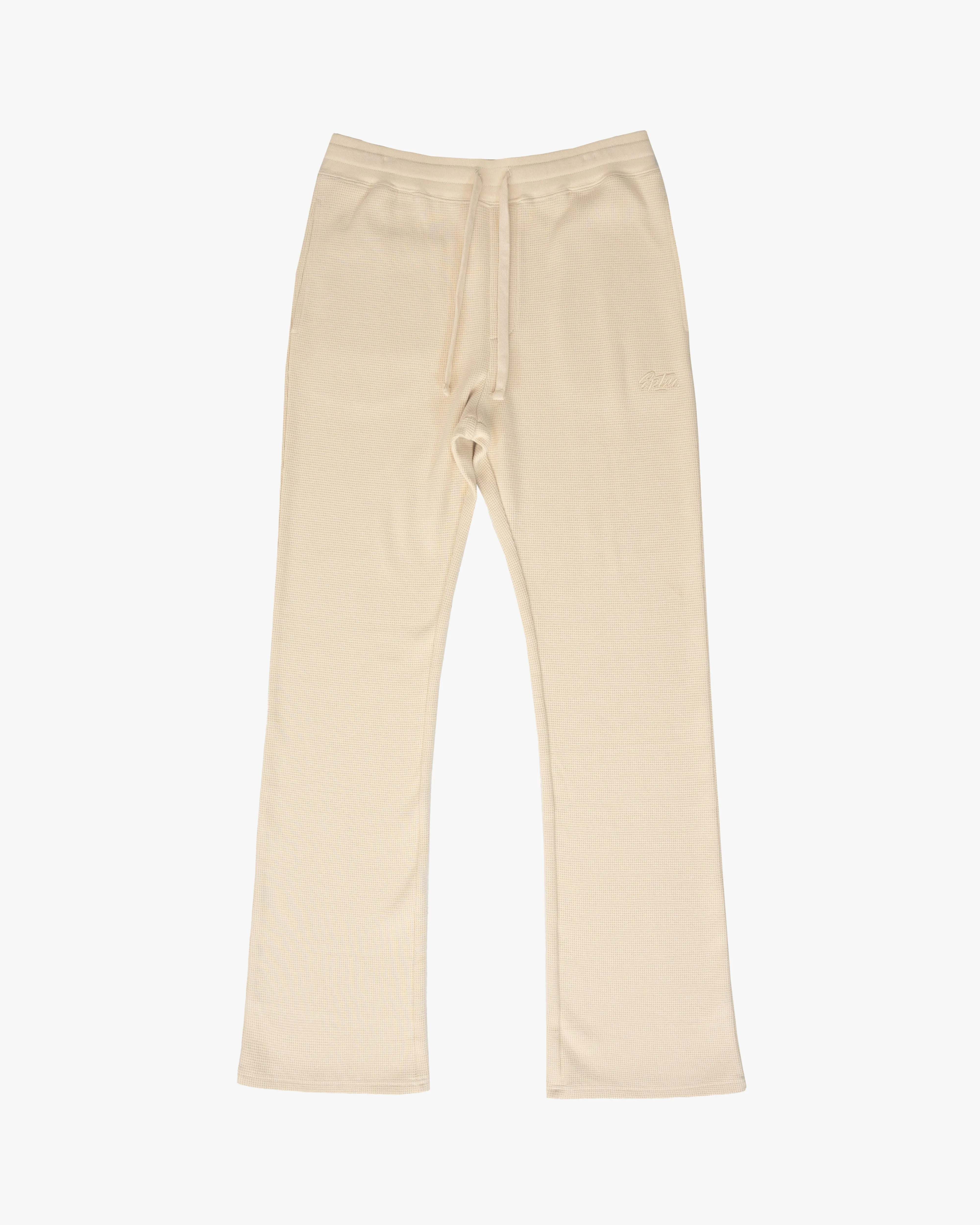 EPTM Cream Thermal Flare Pants