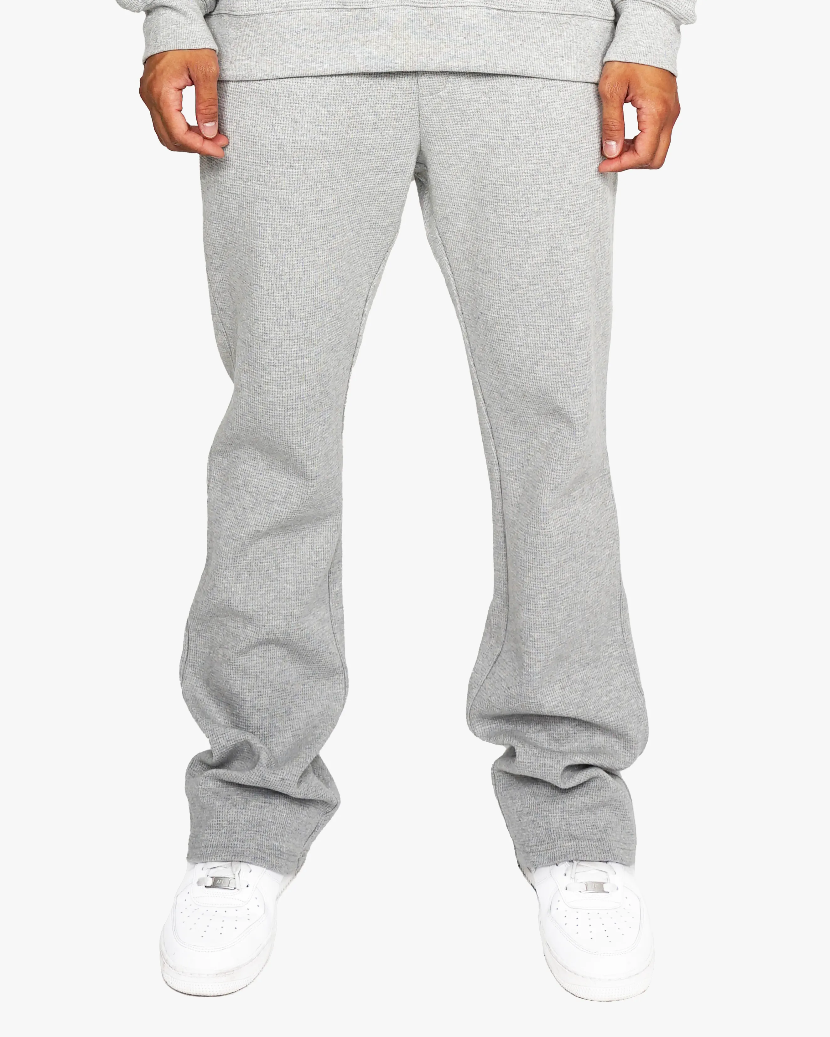 EPTM men's thermal pants in heather gray - big and tall