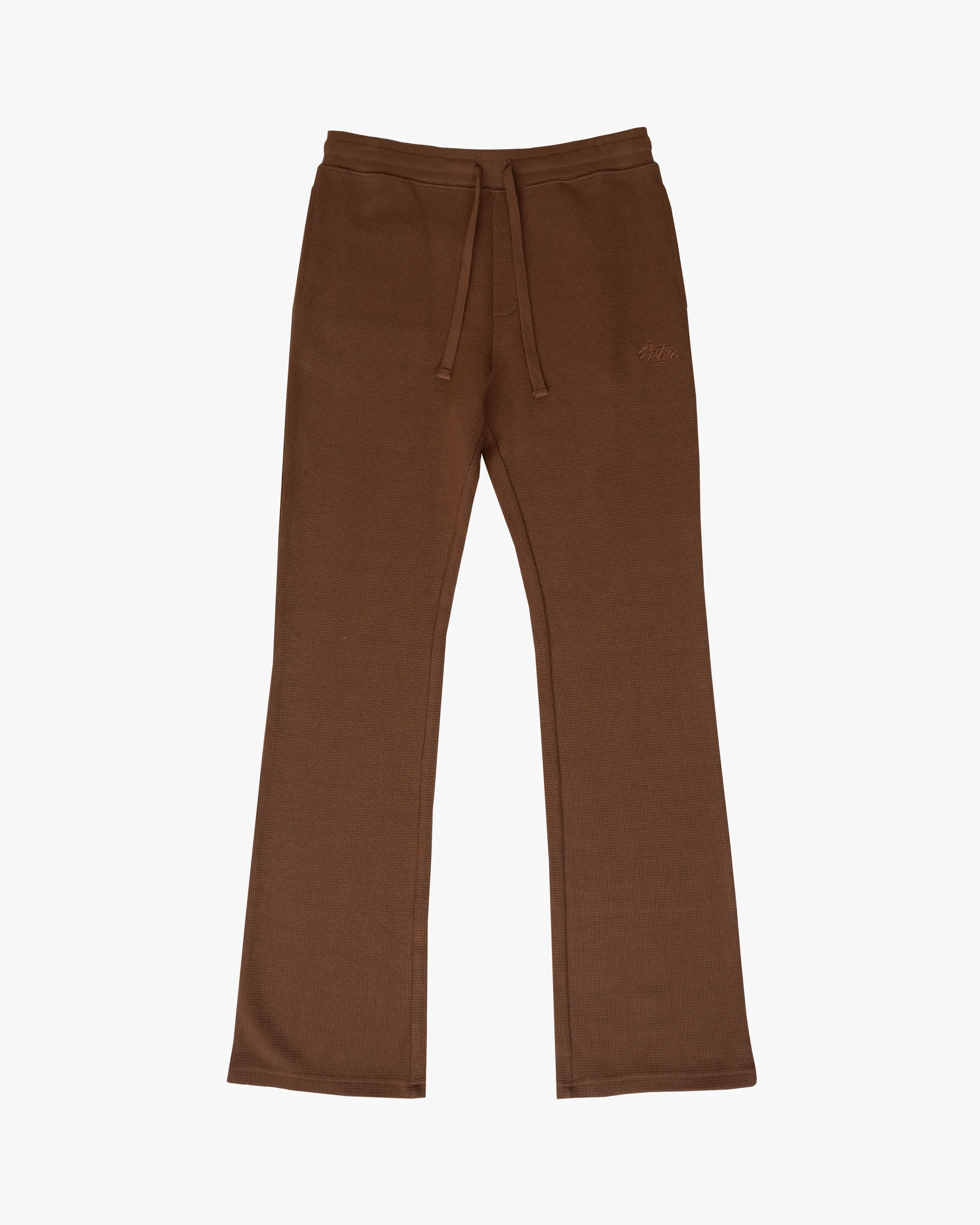 EPTM Thermal Flare Pants - Brown