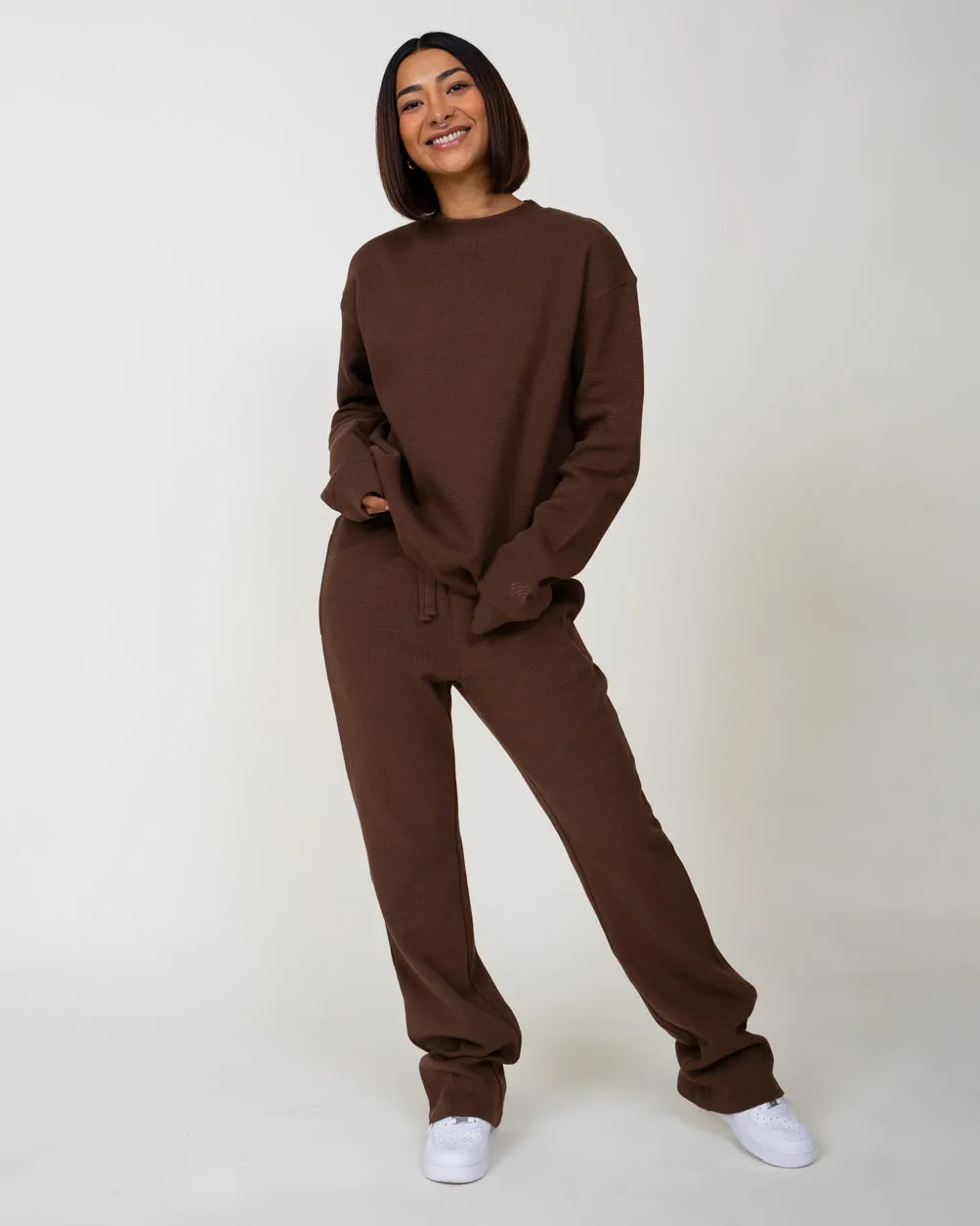 EPTM Thermal Flare Pants - Brown