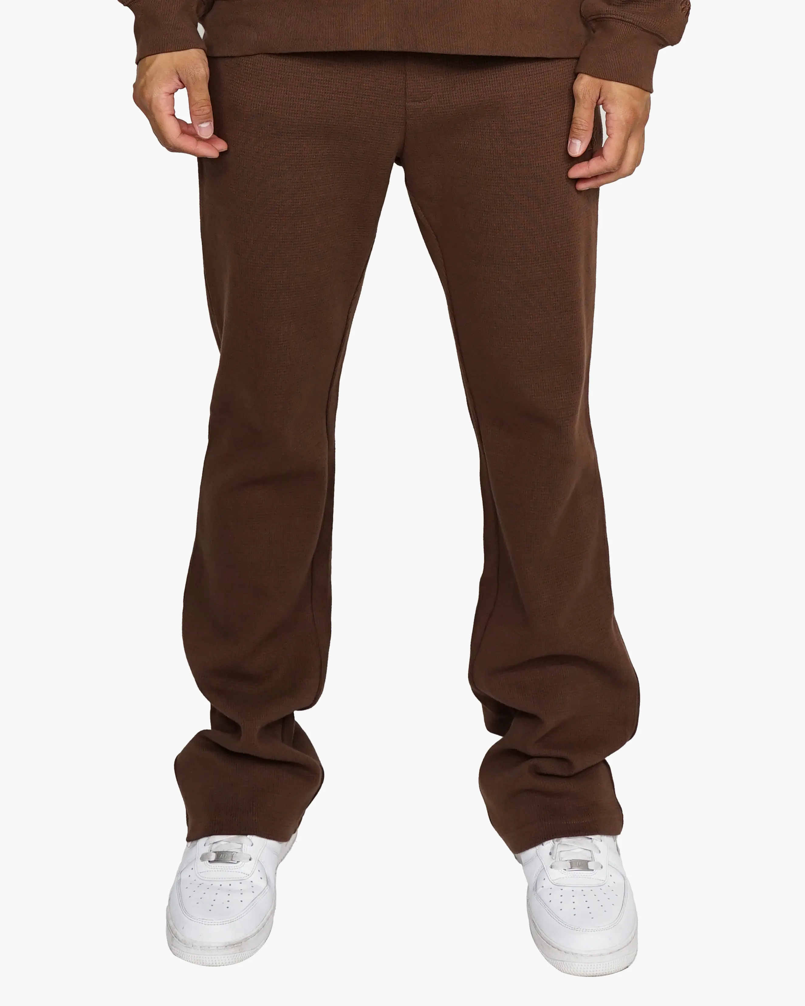 EPTM Thermal Flare Pants - Brown