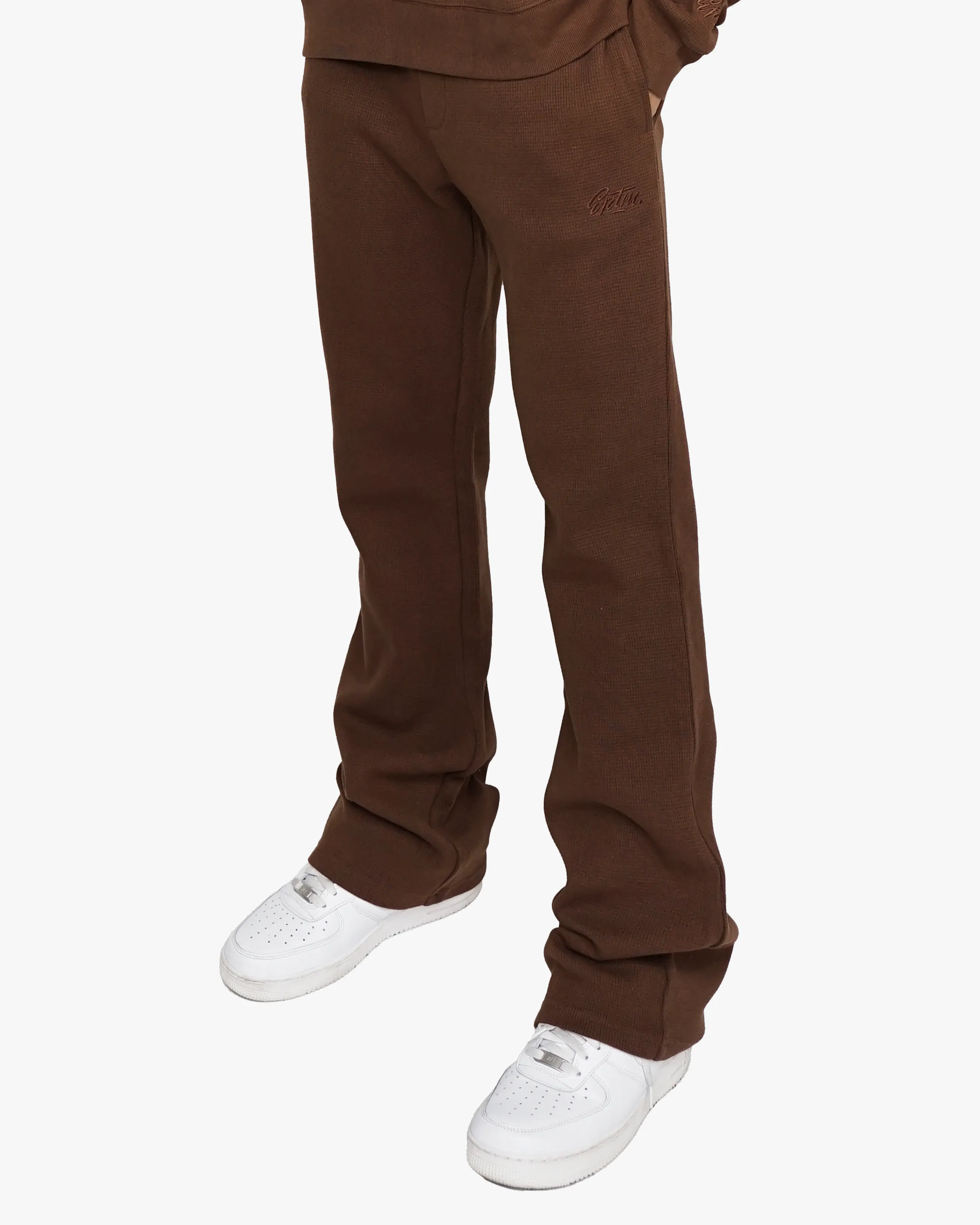 EPTM Thermal Flare Pants - Brown