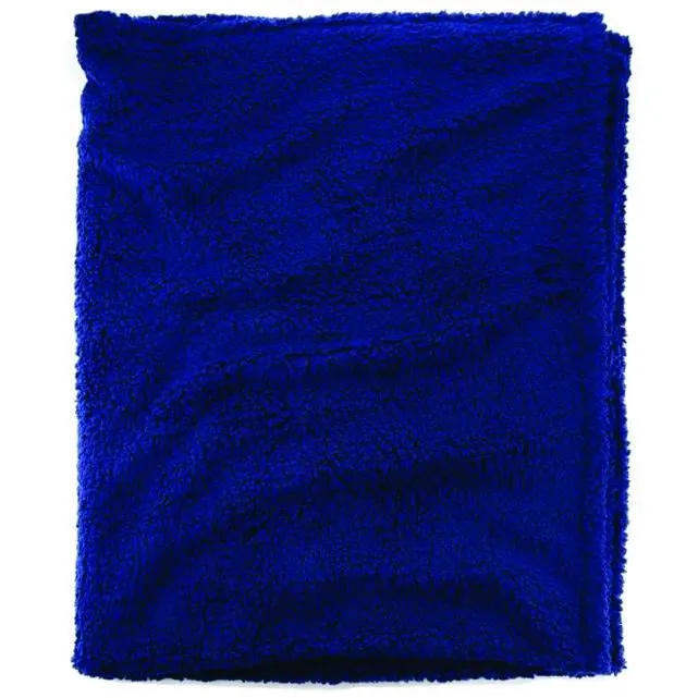 Farber Sherpa Navy Blanket - Best Price + Free Shipping - Shop Now