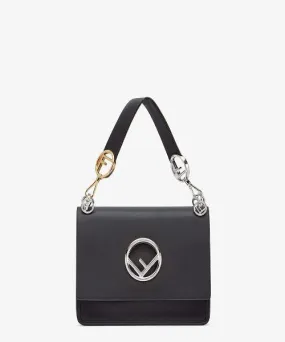 Fendi Kan I F Black Leather Bag