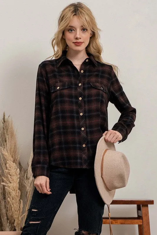 Flannel Top with Changeable Design