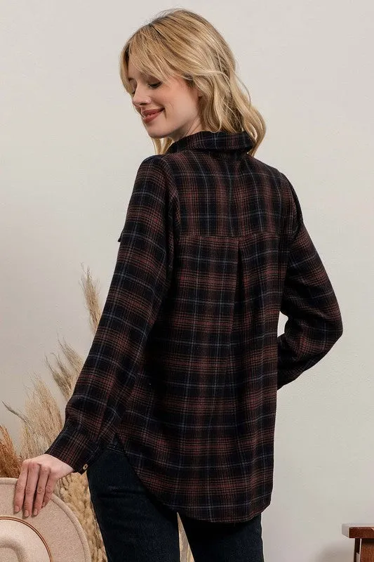 Flannel Top with Changeable Design