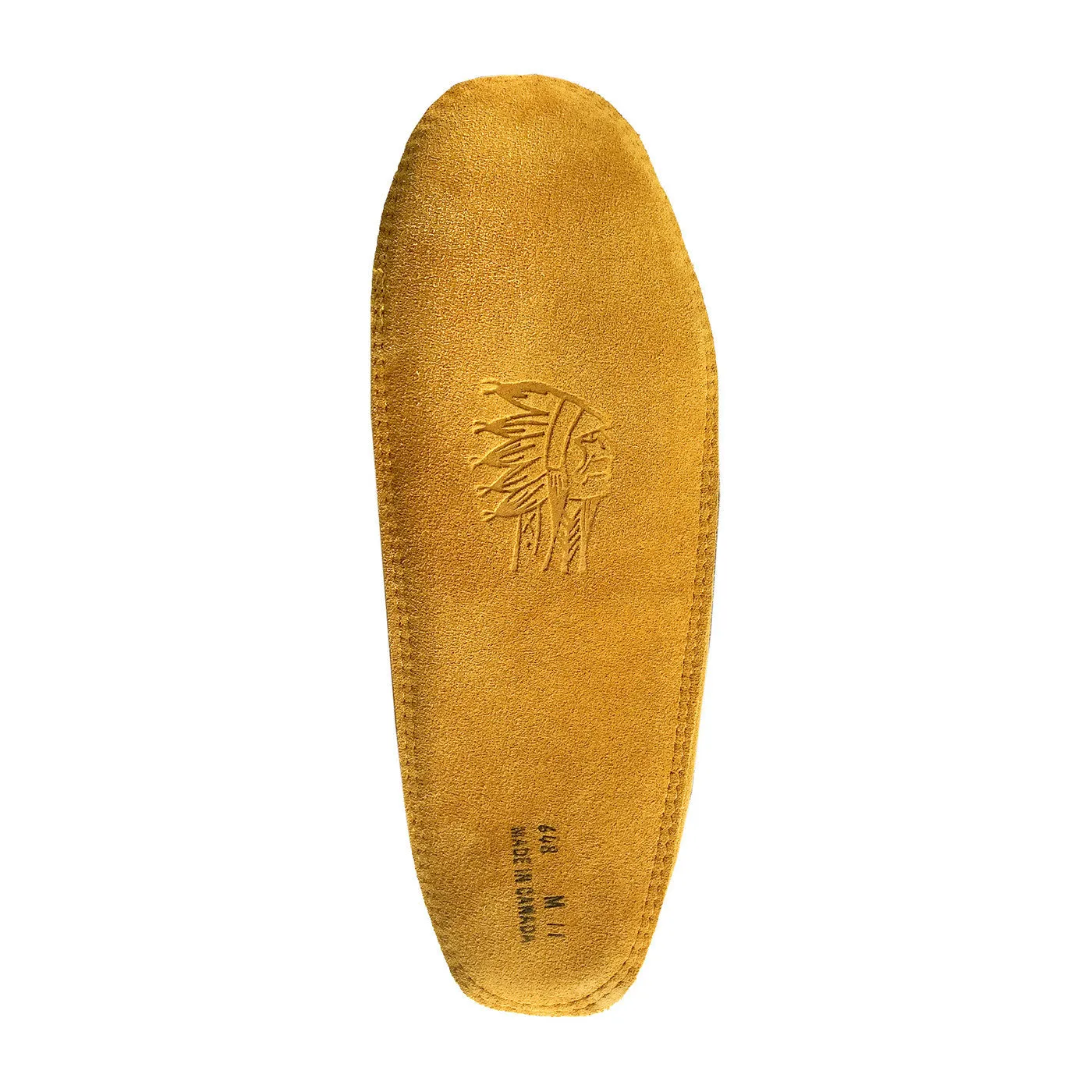 Fleece Lined Suede Moccasins for Men with Rabbit Fur