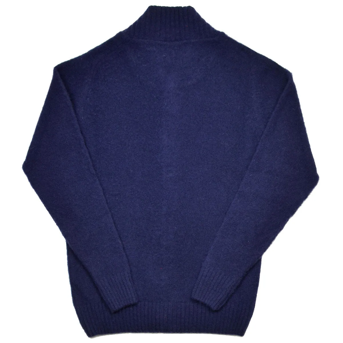 Four Eyes Wool Cardigan - Navy