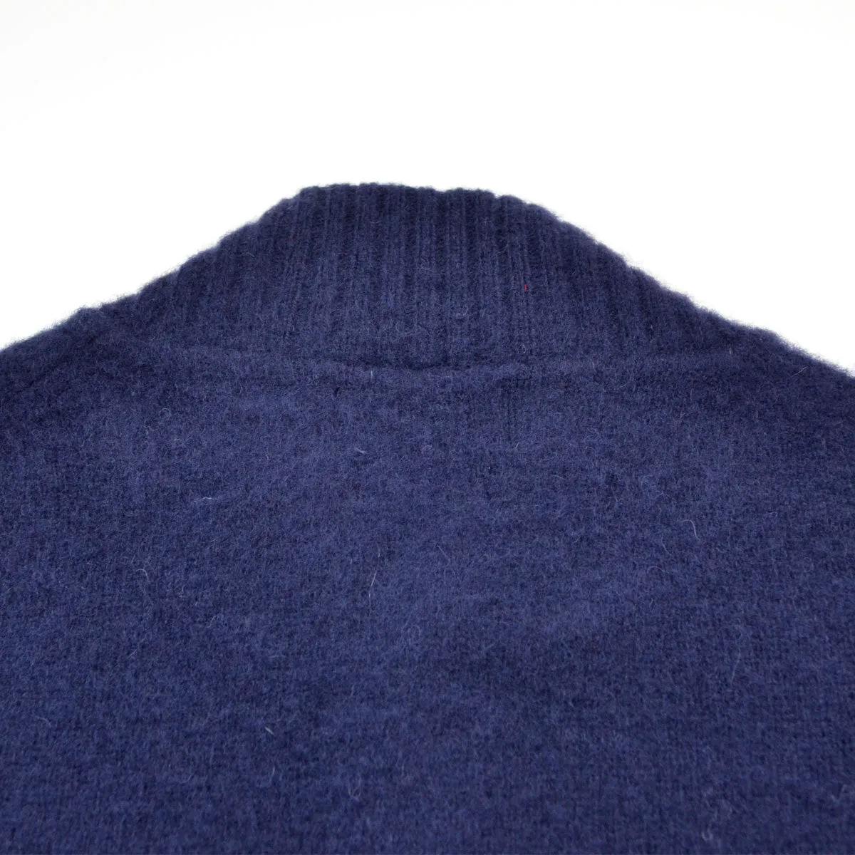 Four Eyes Wool Cardigan - Navy