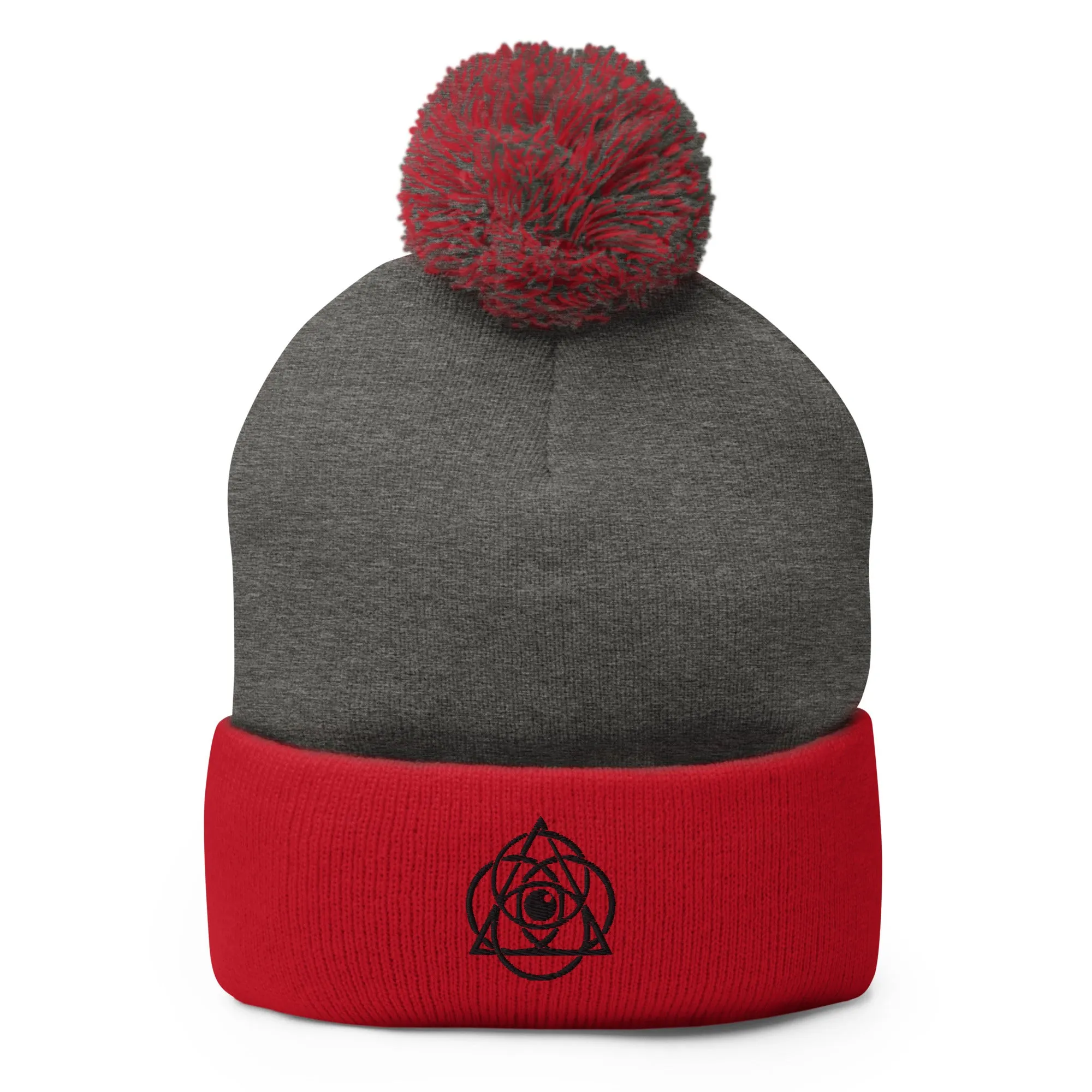 FRAGILE CIRCLES (Pom-Pom Beanie)