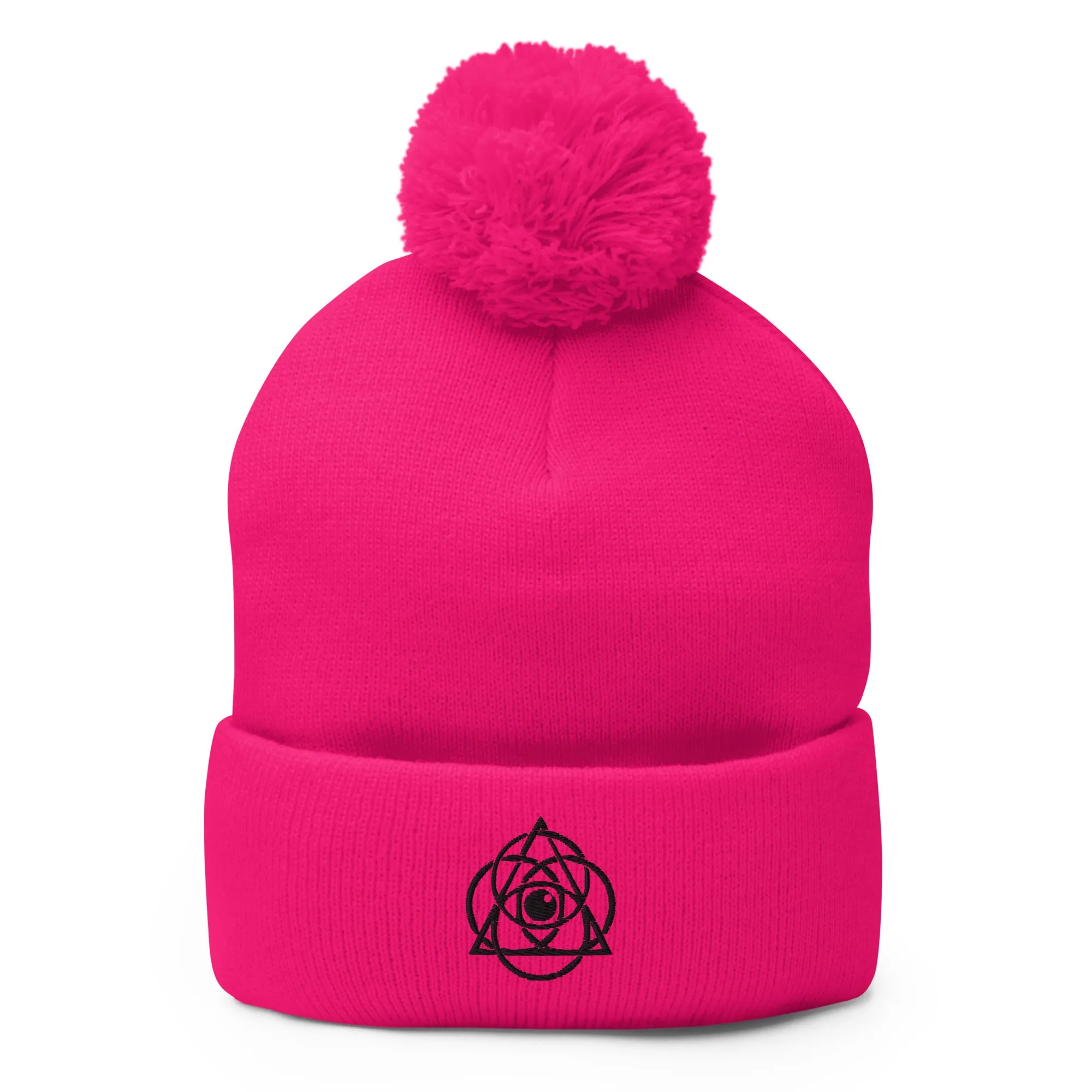 FRAGILE CIRCLES (Pom-Pom Beanie)