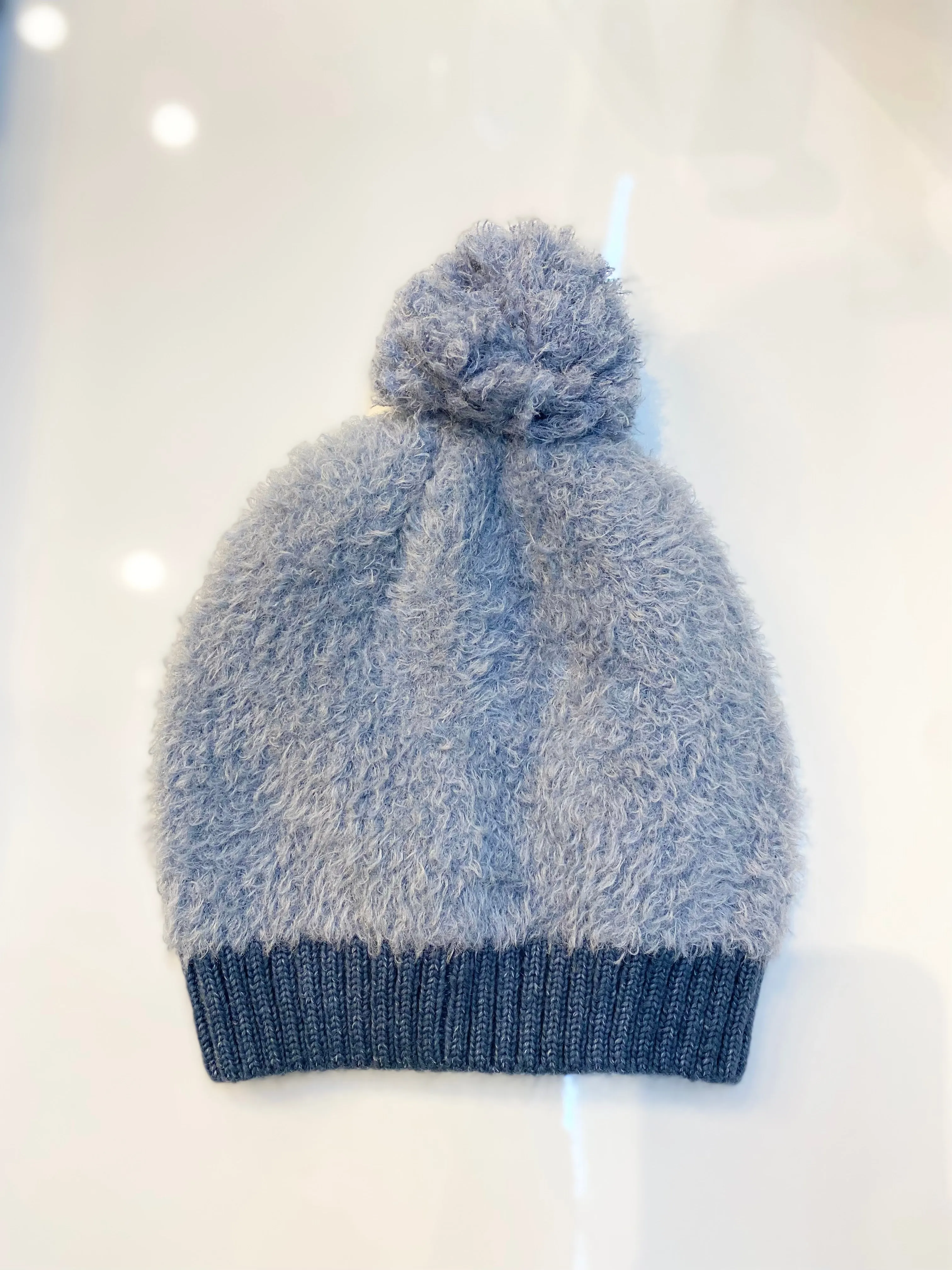 Fury Knit Beanie Pom