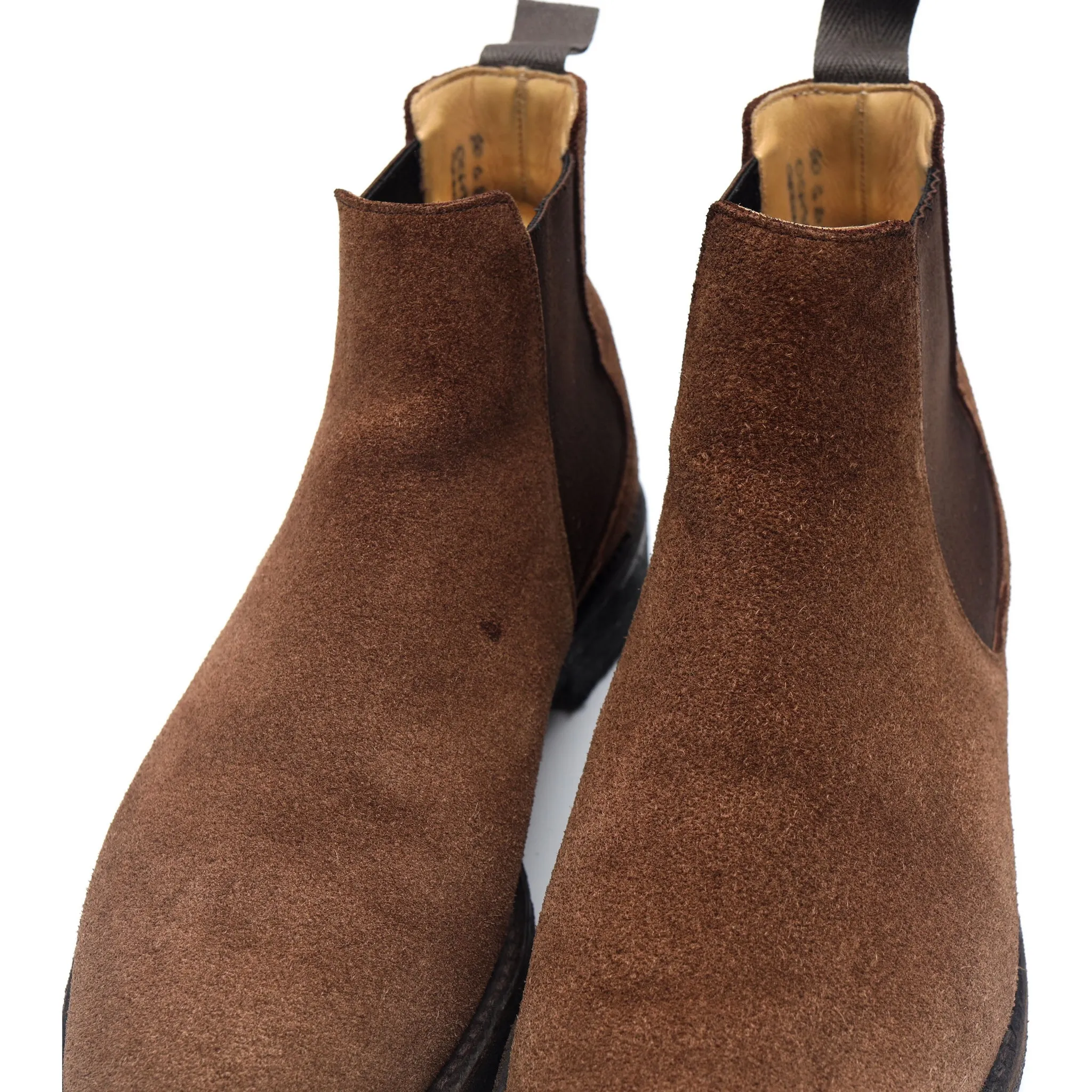 'Greenock' Brown Suede Chelsea Boots UK 6 G