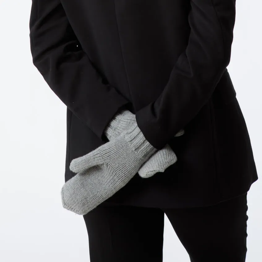 Grey Merino Mittens - Shop Now!