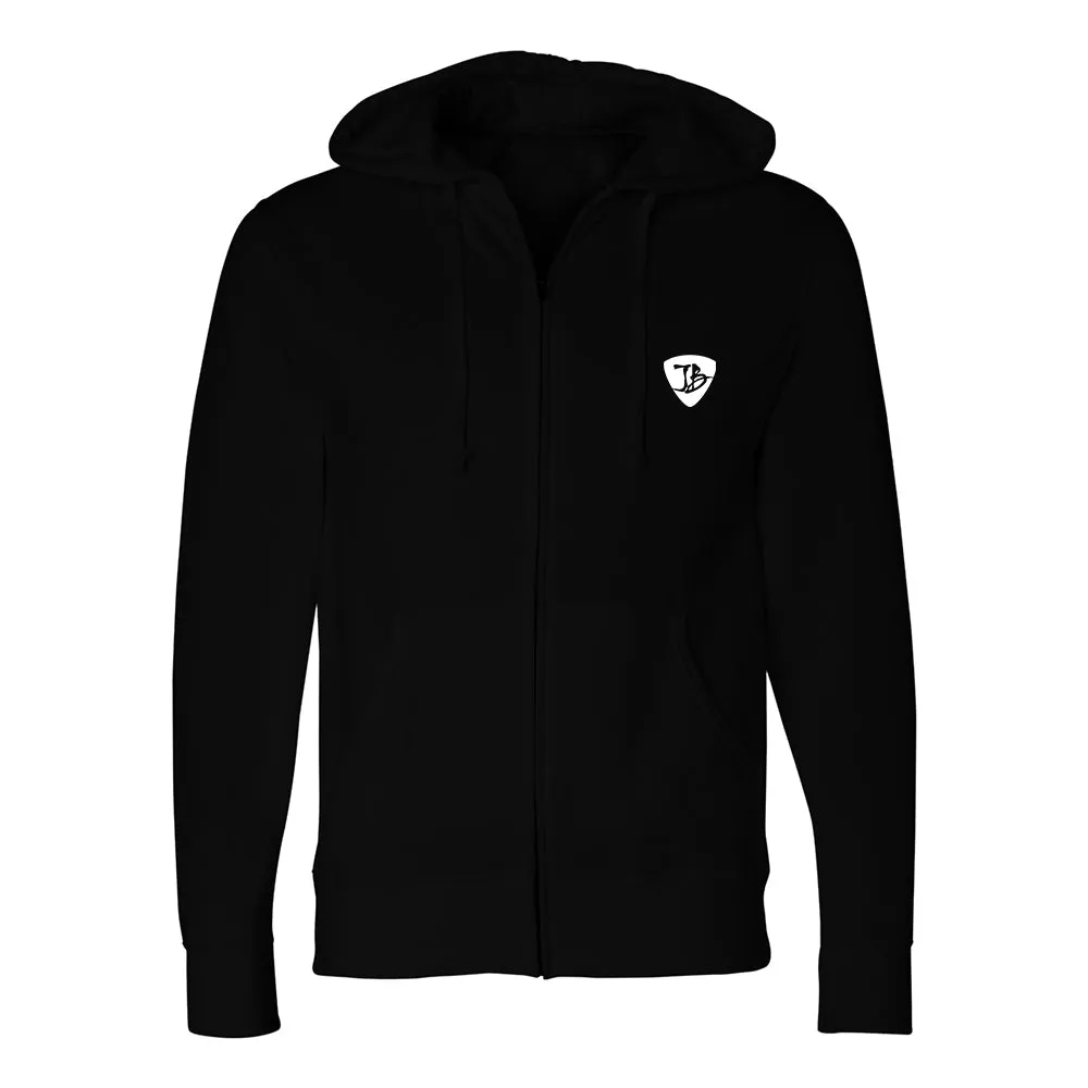 Guitar X-Mas Tree Zip-Up Hoodie (Unisex)