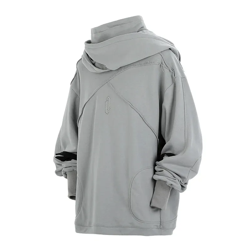 Harajaku Streetwear Cowl Neck Hoodie