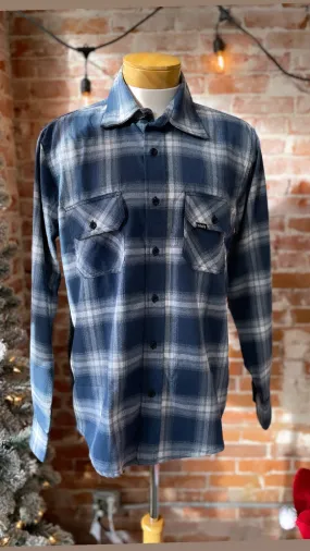 Hillbilly Flannel Craftsman Blue/White