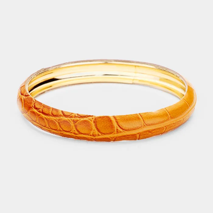 iLLASPARKZ Faux Leather Bangle Bracelet