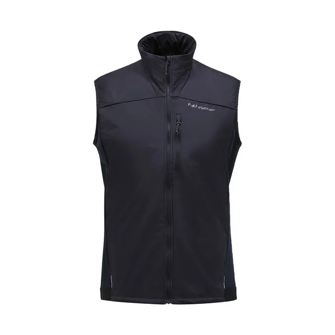 Insulated Wind Vest for Men - Black