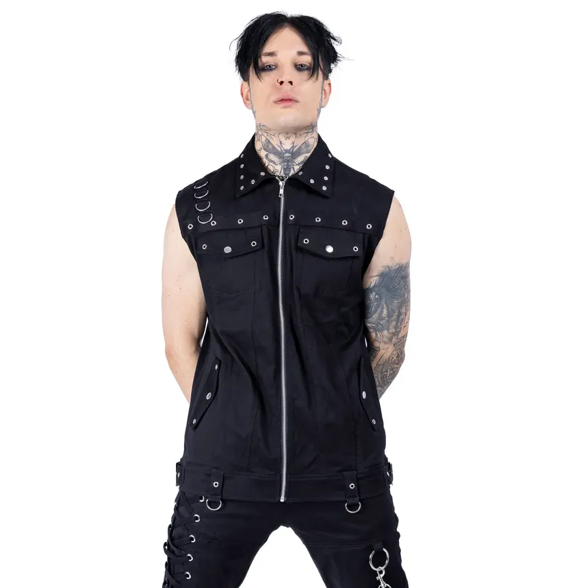 Isaias Vest - Black, Vest in Black - Isaias, Black Vest - Isaias