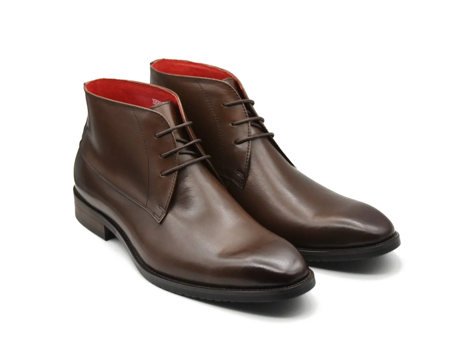 JAMES HILL - Coffee Chukka Boots and Belt Set