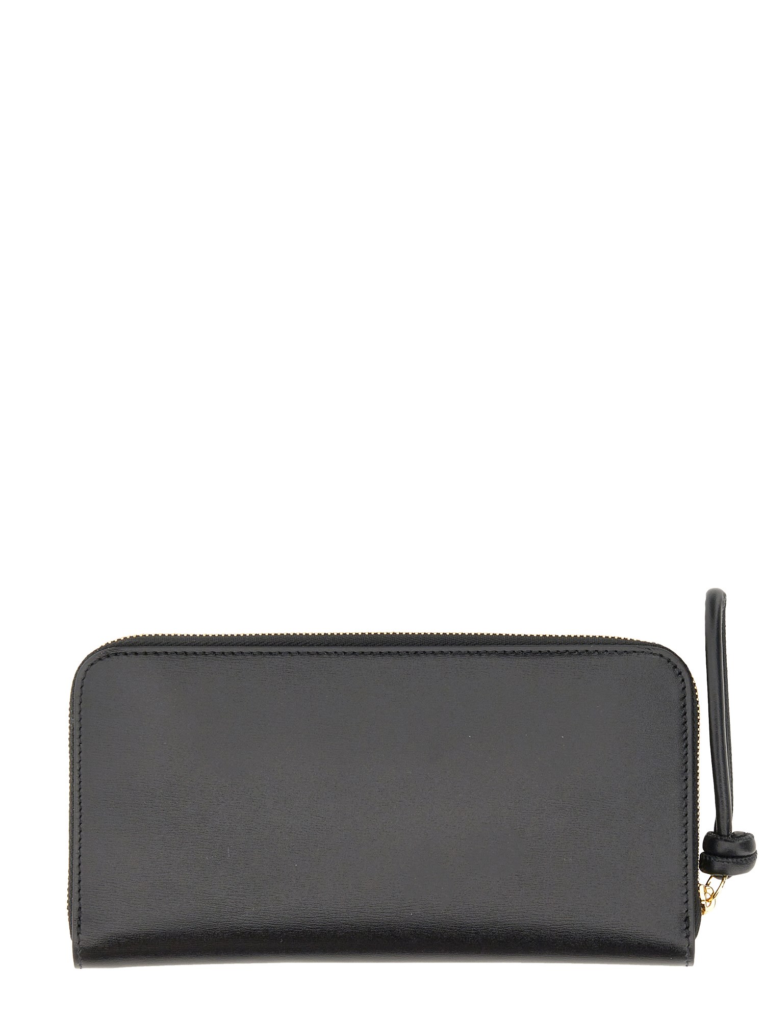 JIL SANDER    LEATHER WALLET WITH ZIPPER