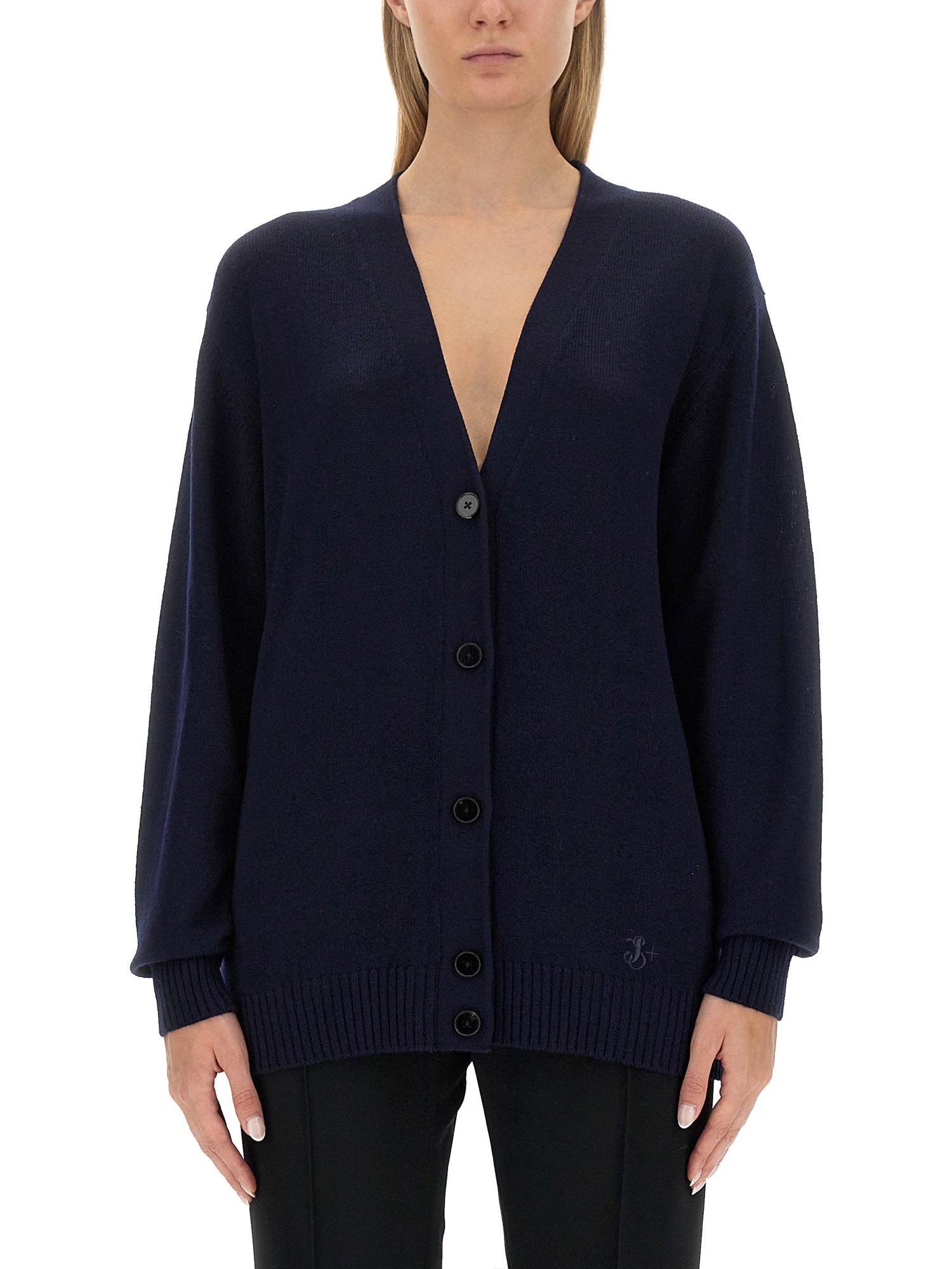 JIL SANDER WOOL CARDIGAN - Shop now