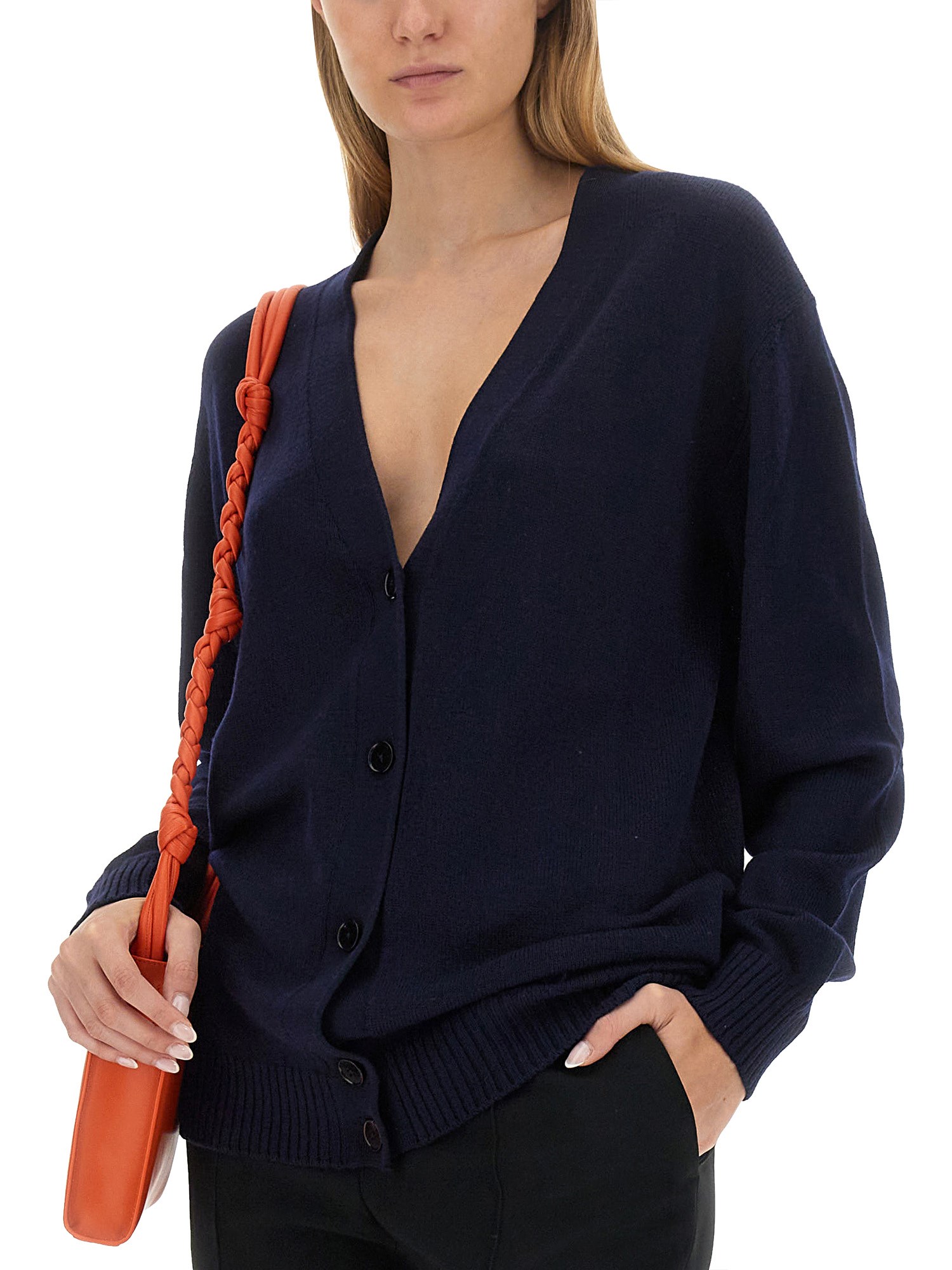 JIL SANDER WOOL CARDIGAN - Shop now