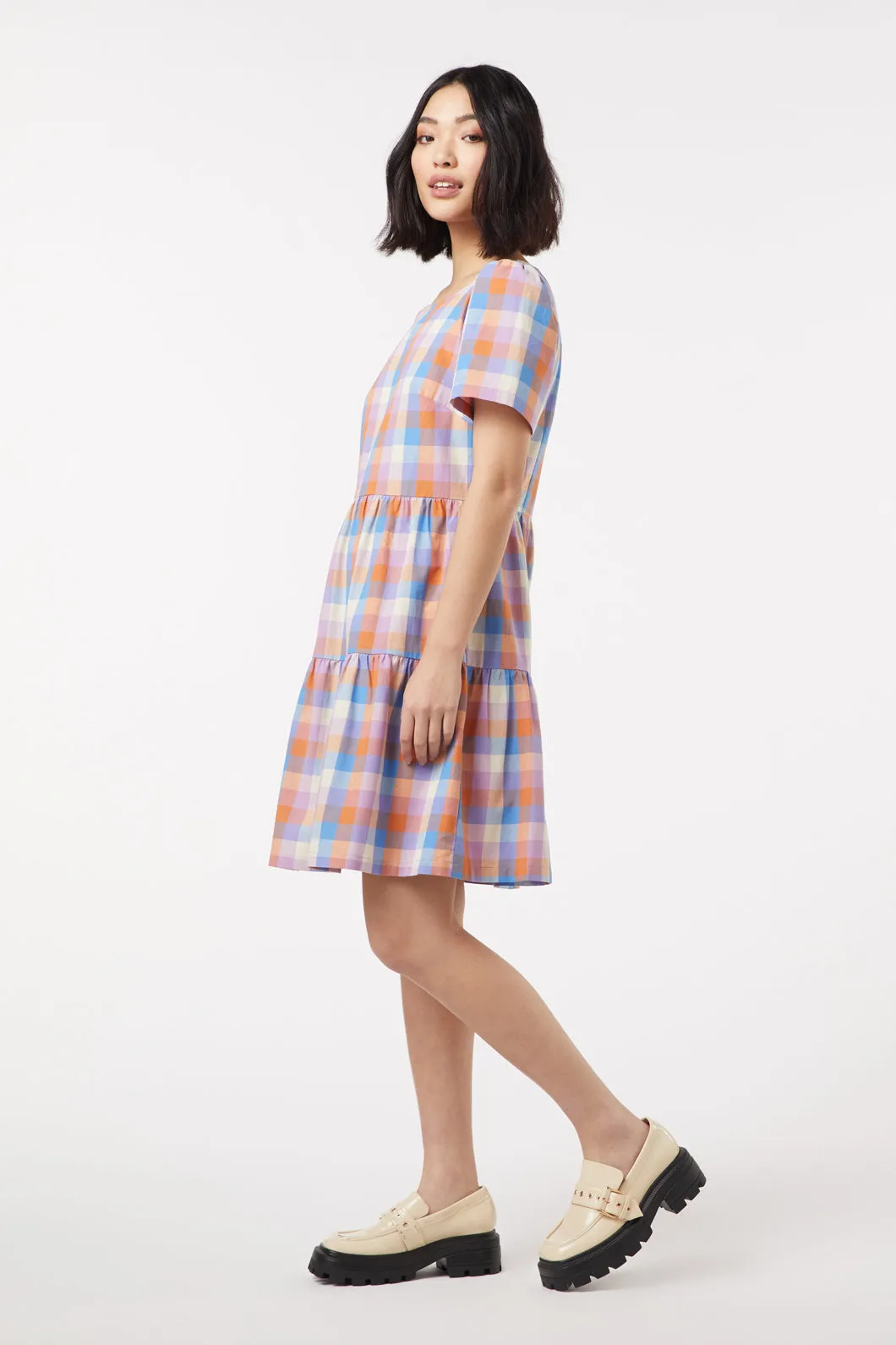 Karla Check Dress